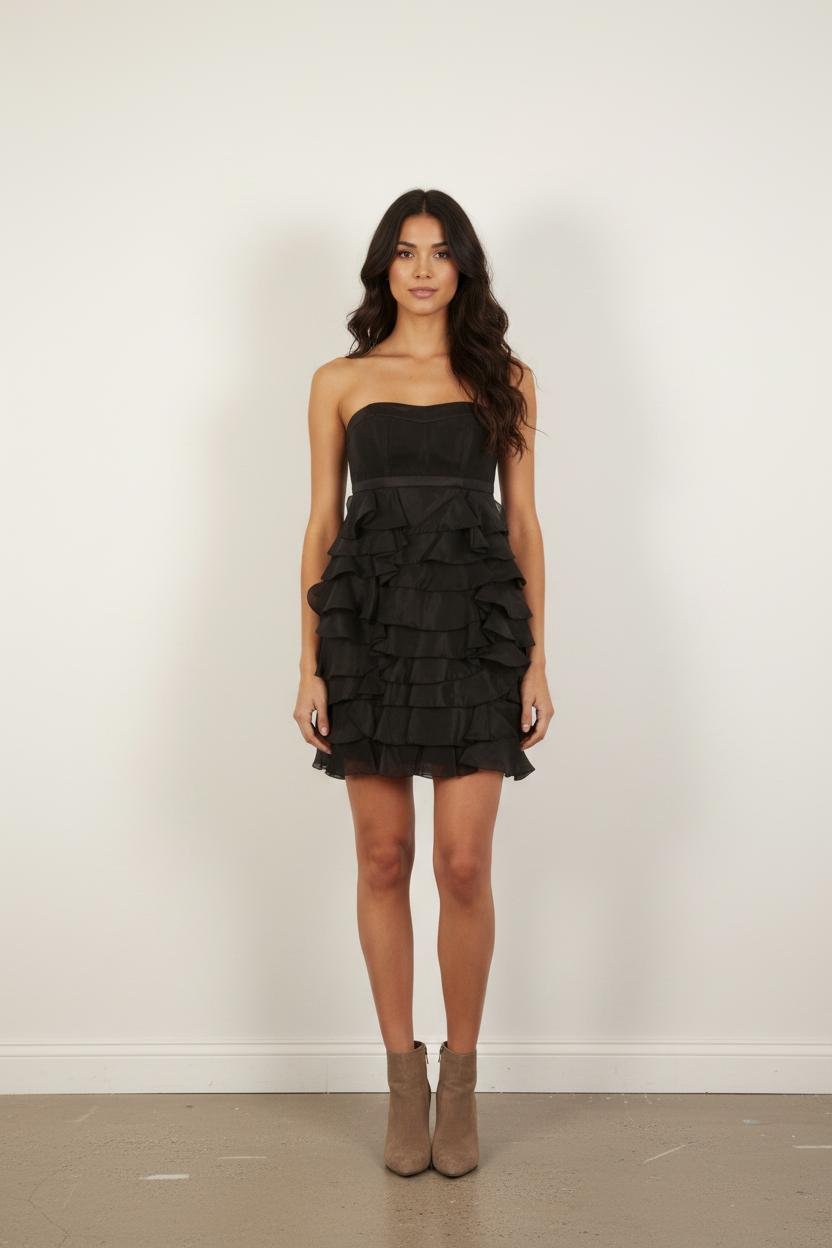 Short & midi dress TARA JARMON - Seconde Main Black