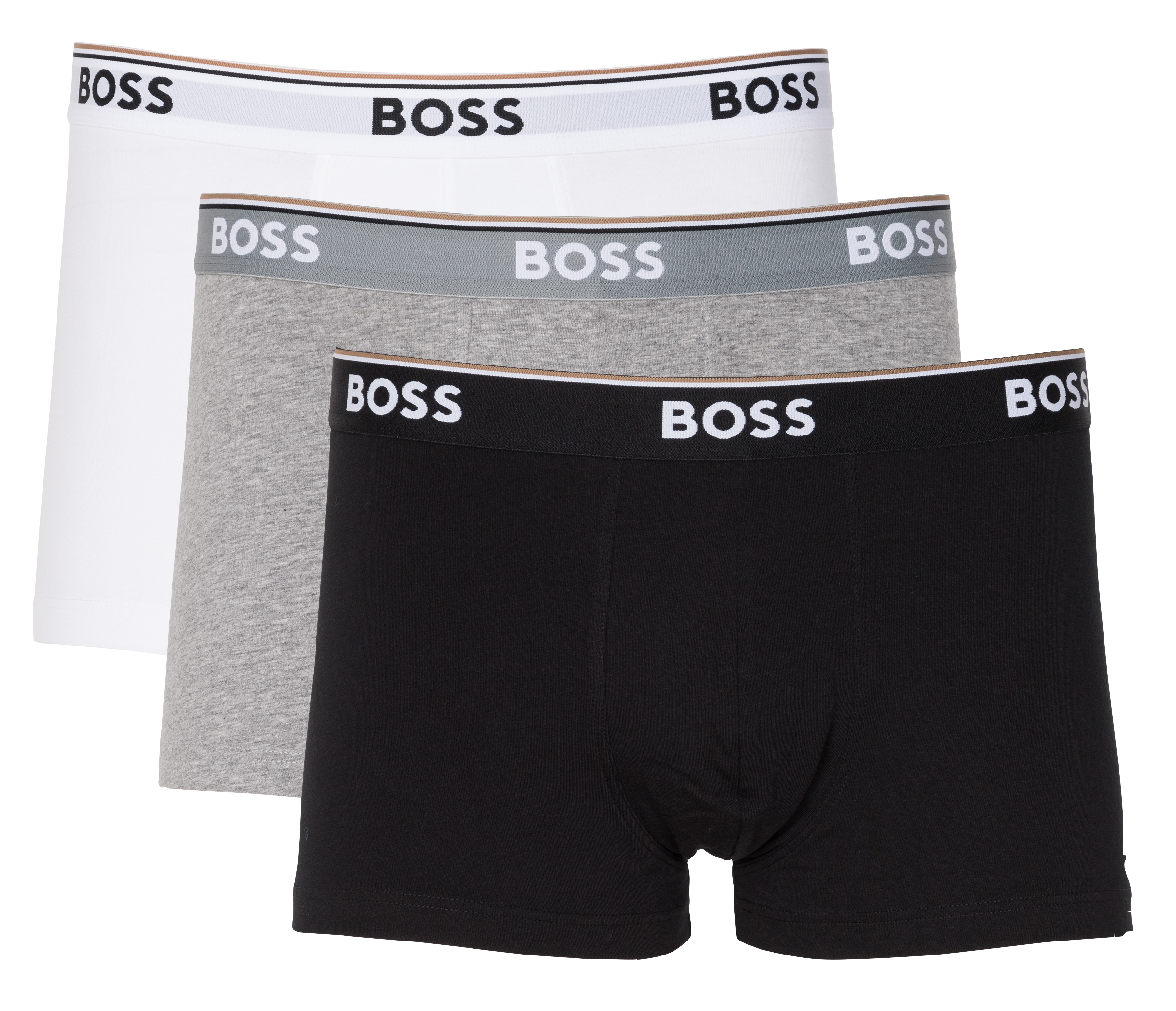 Pack of three cotton-blend boxers  Assorted-pre-pack