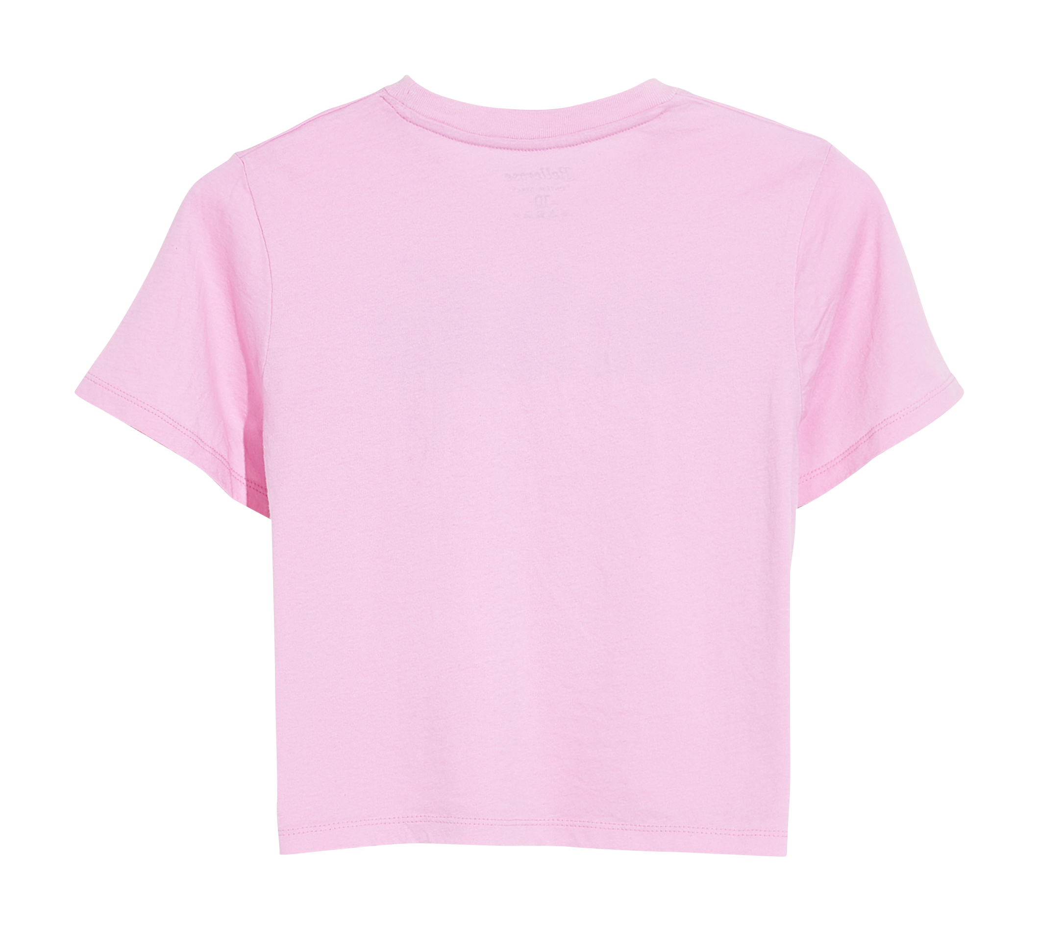 Round-neck cotton T-shirt BELLEROSE Pink