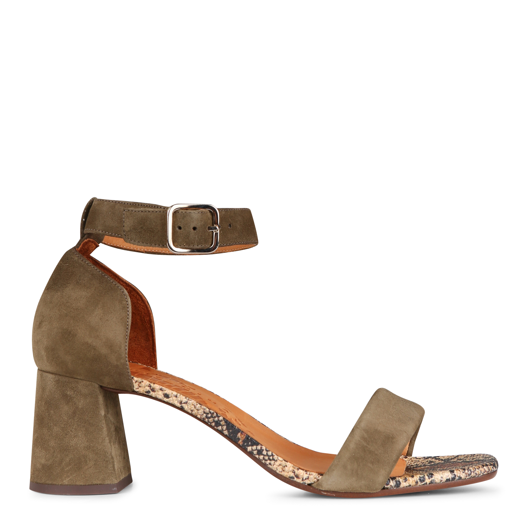 Sandales hautes en cuir CHIE MIHARA Vert