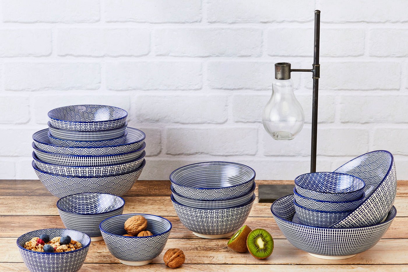 42-Piece Full Dinner Service BJORN Blue