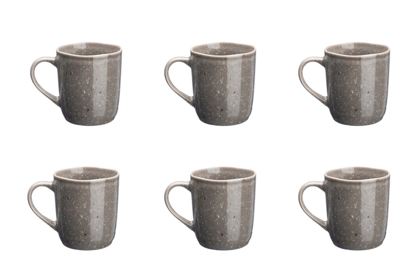 Stellar mug 40cl - 6 pieces - concrete gray BJORN Grey