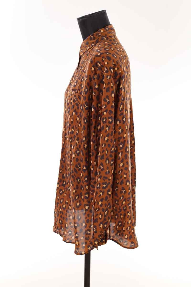 Daniel silk shirt SEZANE - Seconde main Brown