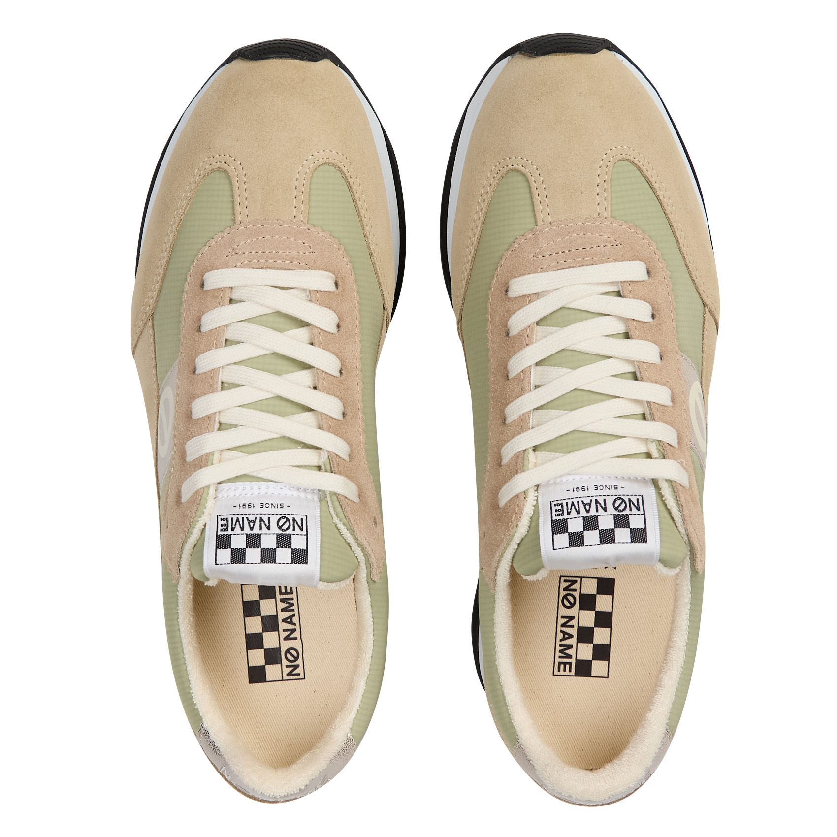 Zapatillas bajas de mezcla de piel NO NAME Multicolor