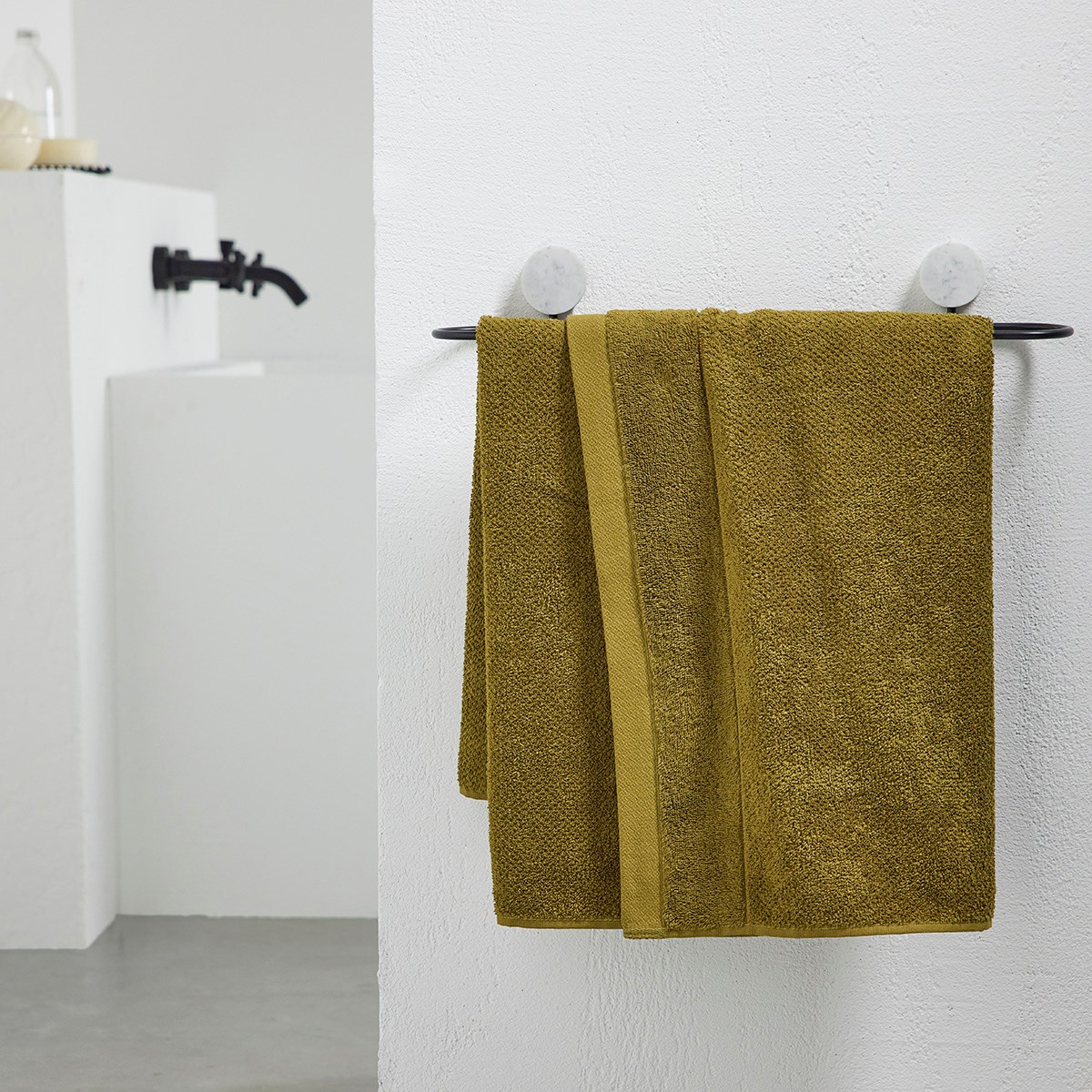 Plain cotton bath towel TODAY LINGE DE MAISON Brown