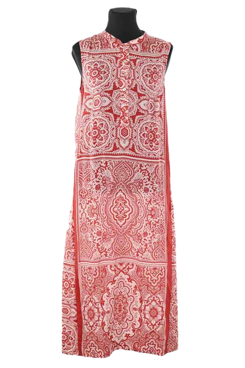 Cotton dress CHLOE STORA - SECONDE MAIN Red