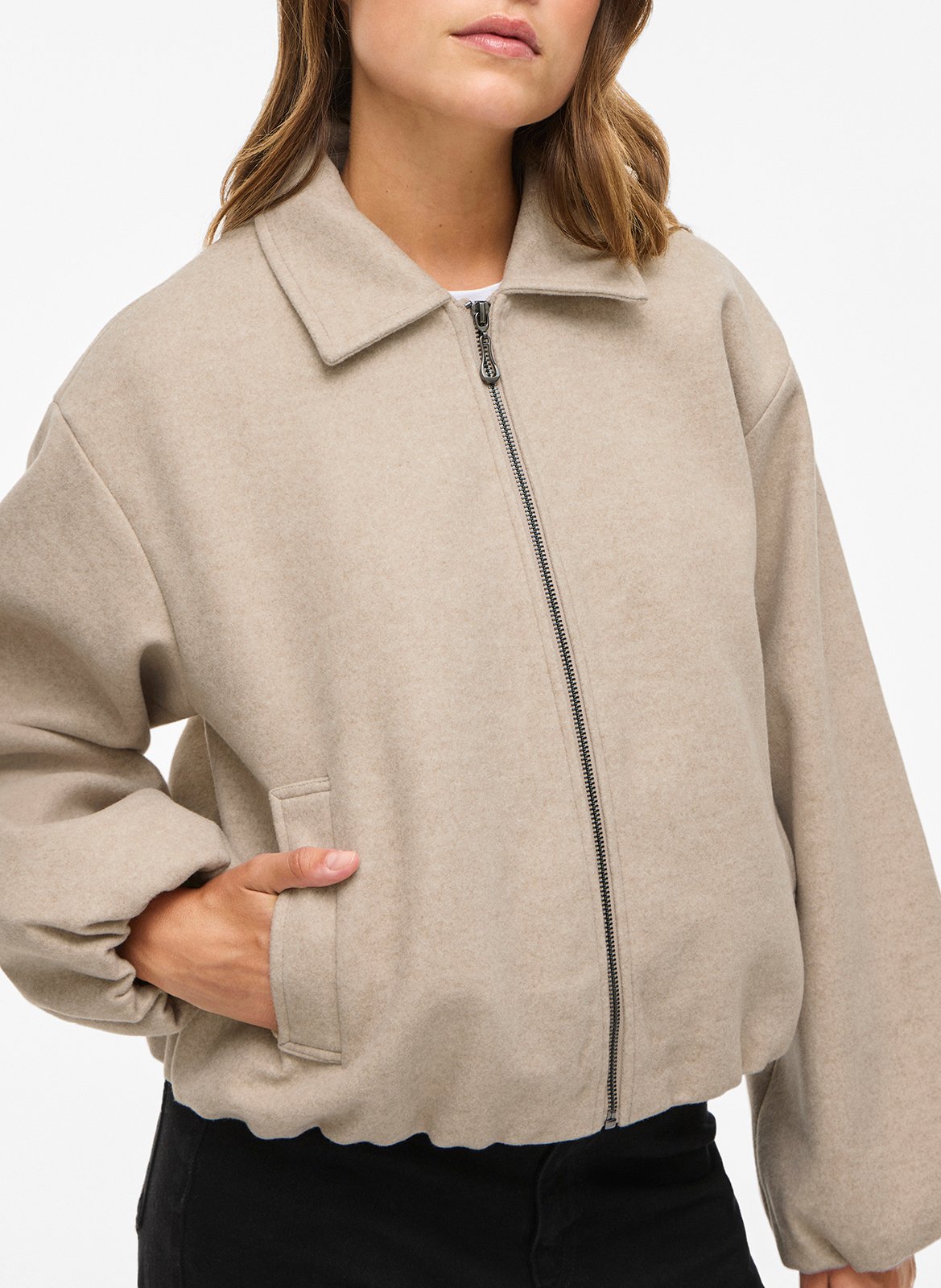 Veste col classique  VILA Beige