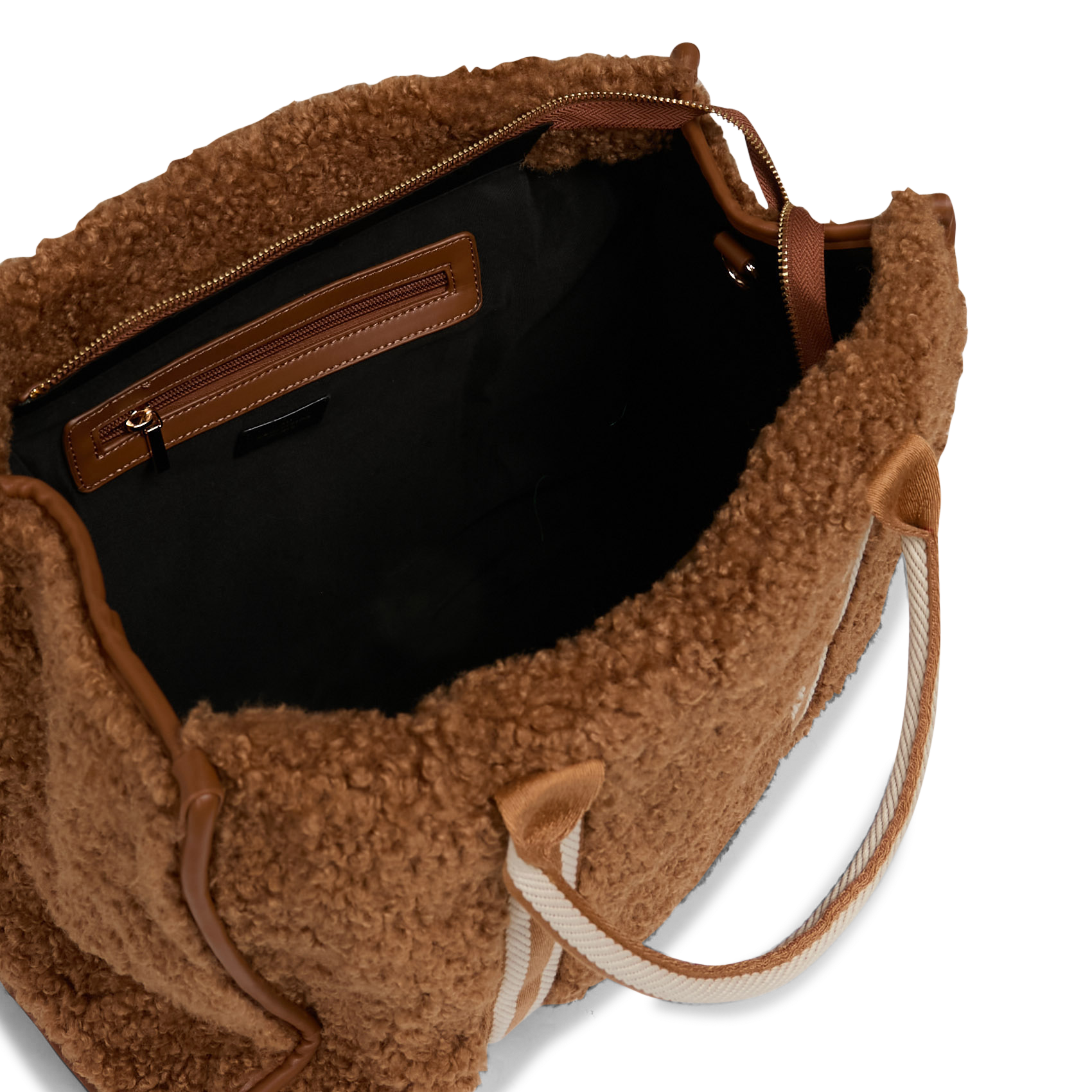 Gevoerde tas AU PRINTEMPS PARIS Bruin