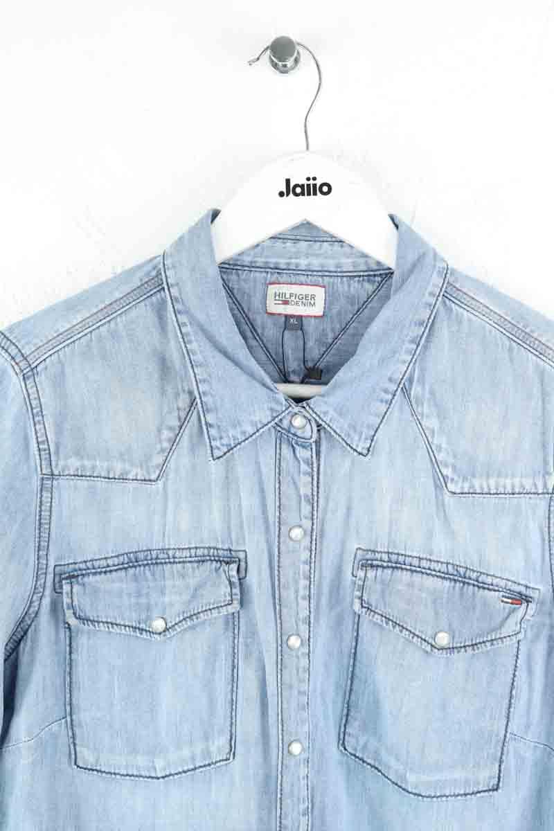 Cotton shirt TOMMY HILFIGER - SECONDE MAIN Blue