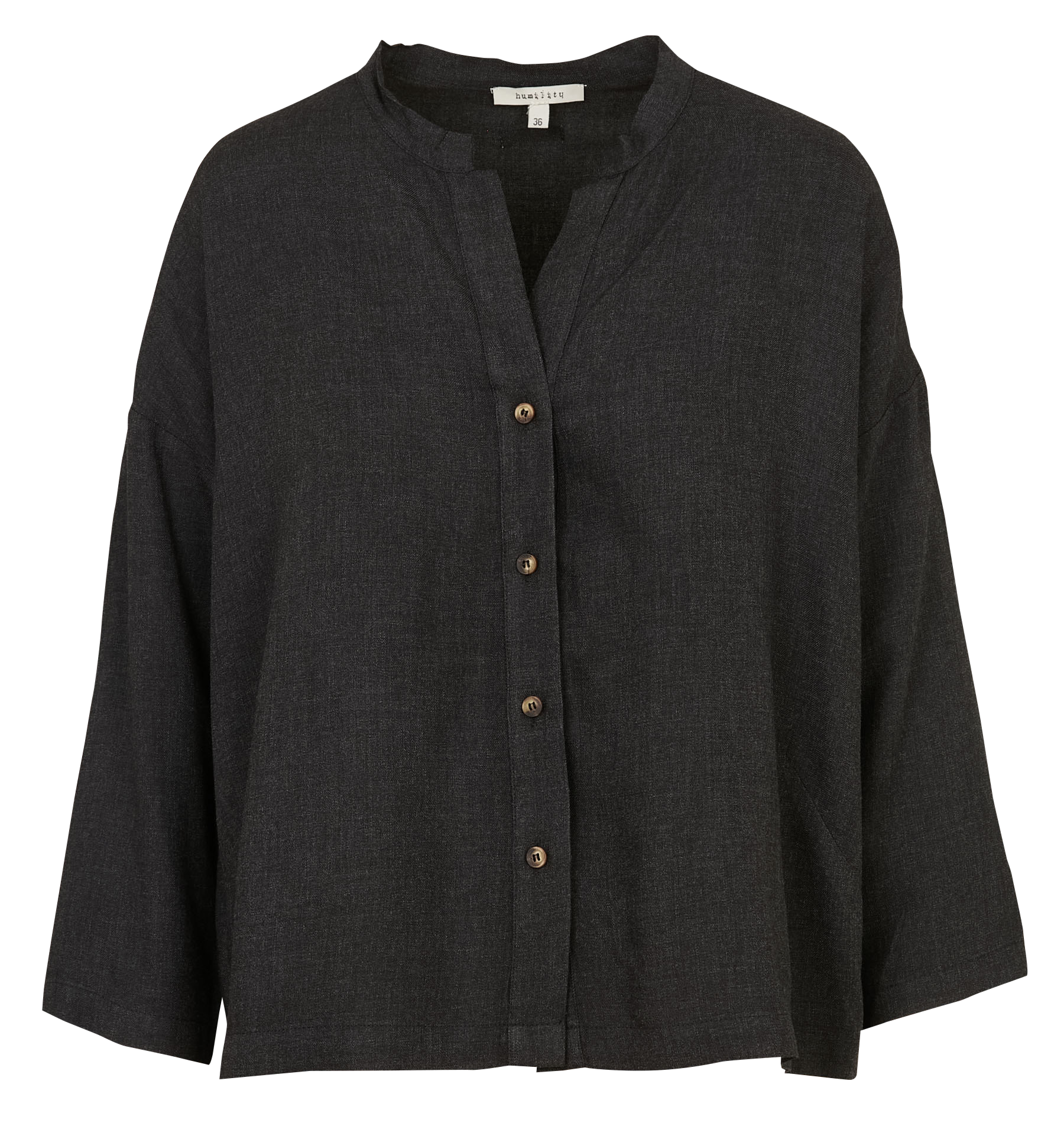 Chemise col tunisien  HUMILITY Argent