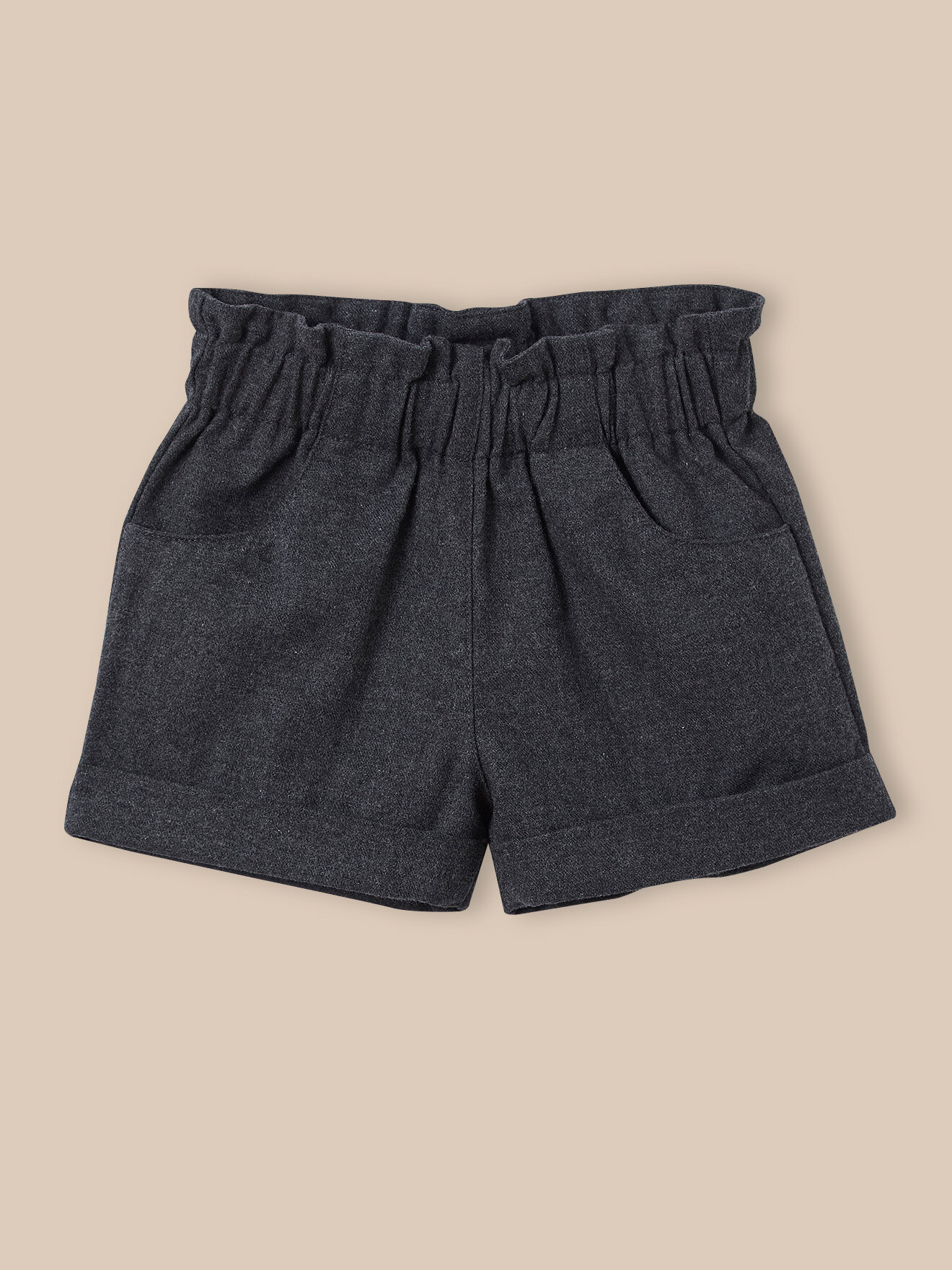 Flannel shorts CYRILLUS Grey