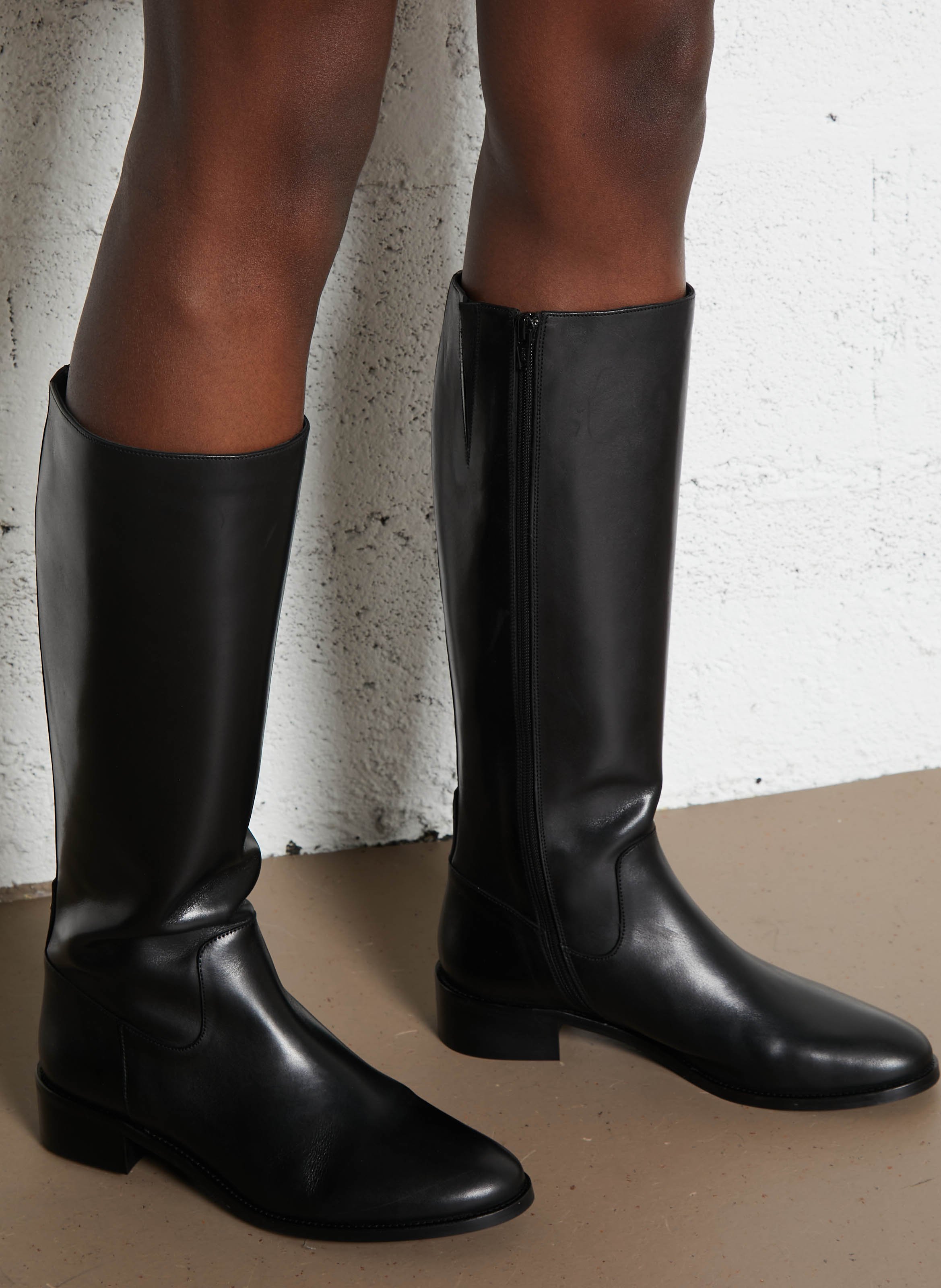 Ary leather boots BOCAGE Black