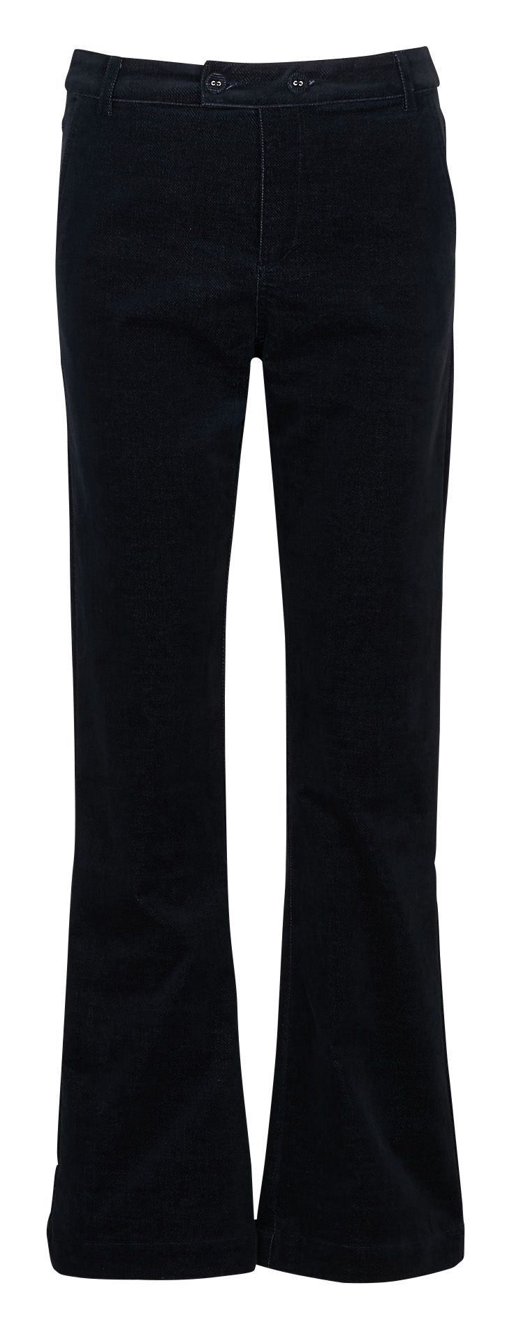 Pantalon droit en coton mélangé I CODE Bleu