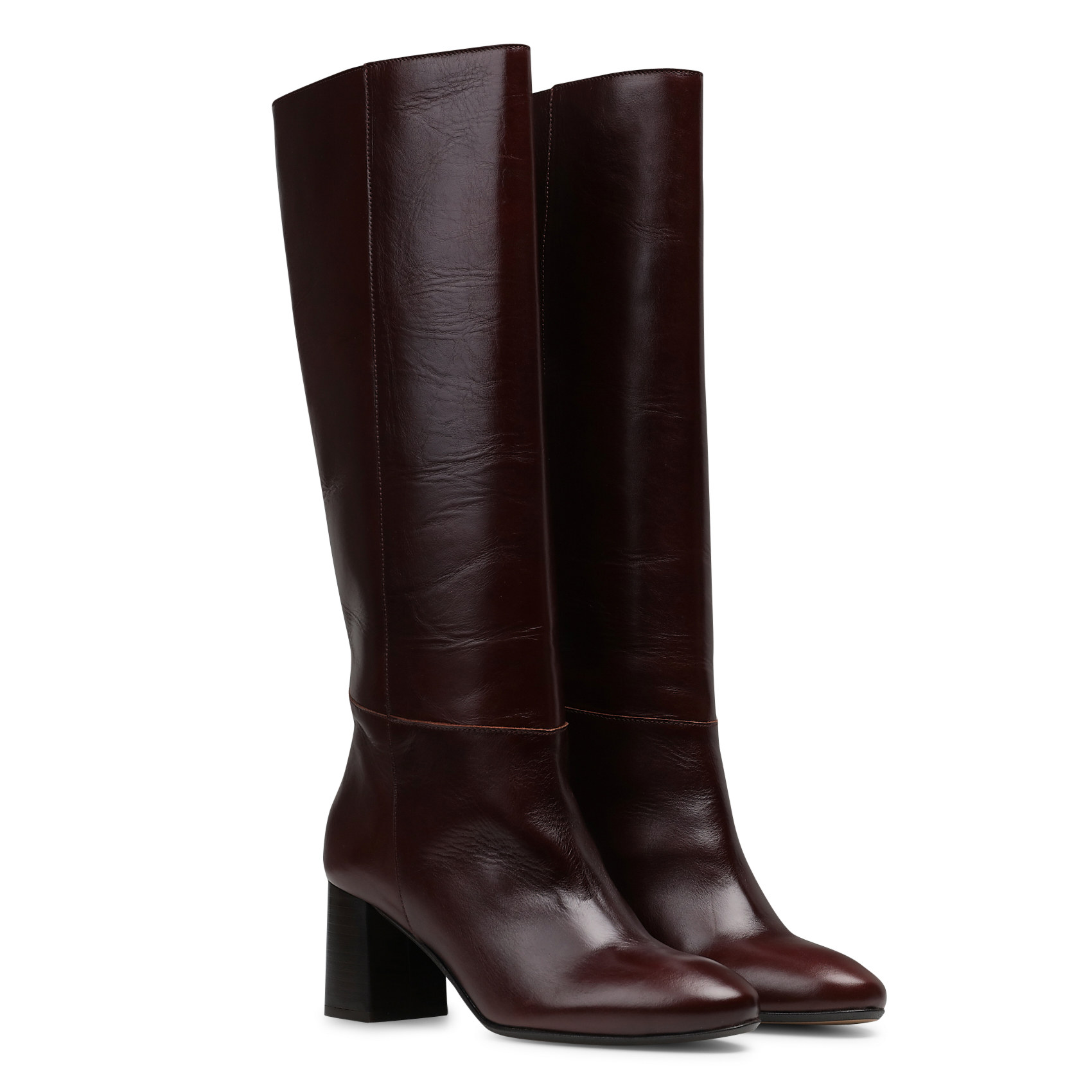 Laarzen van leer MAISON TOUFET Bruin