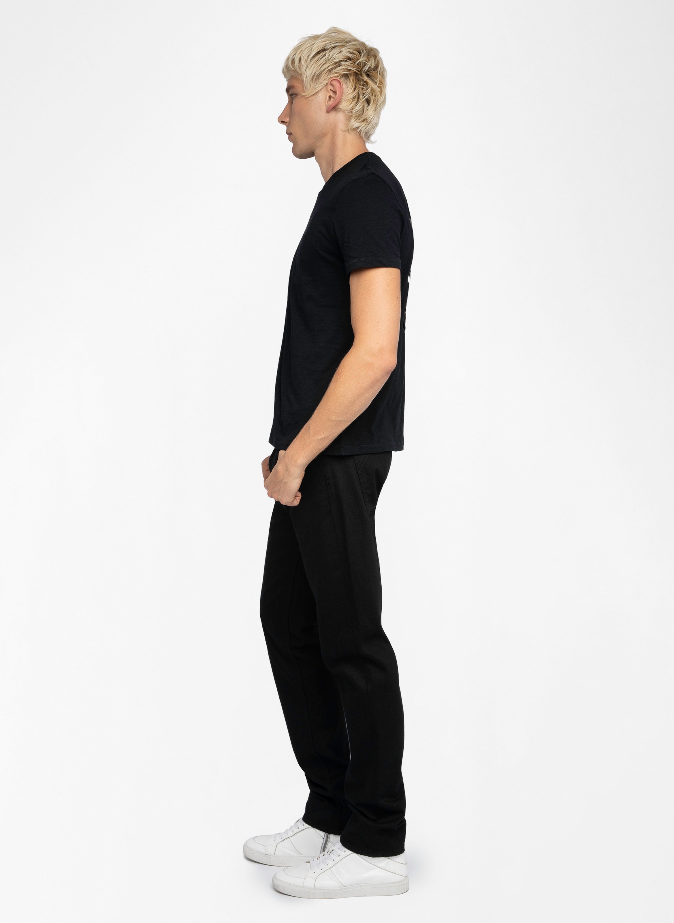 Regular-fit round-neck cotton T-shirt ZADIG&VOLTAIRE Black