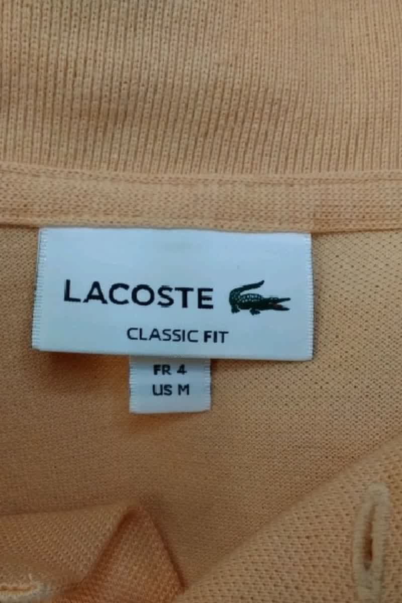 Polo shirt LACOSTE - SECONDE MAIN Orange