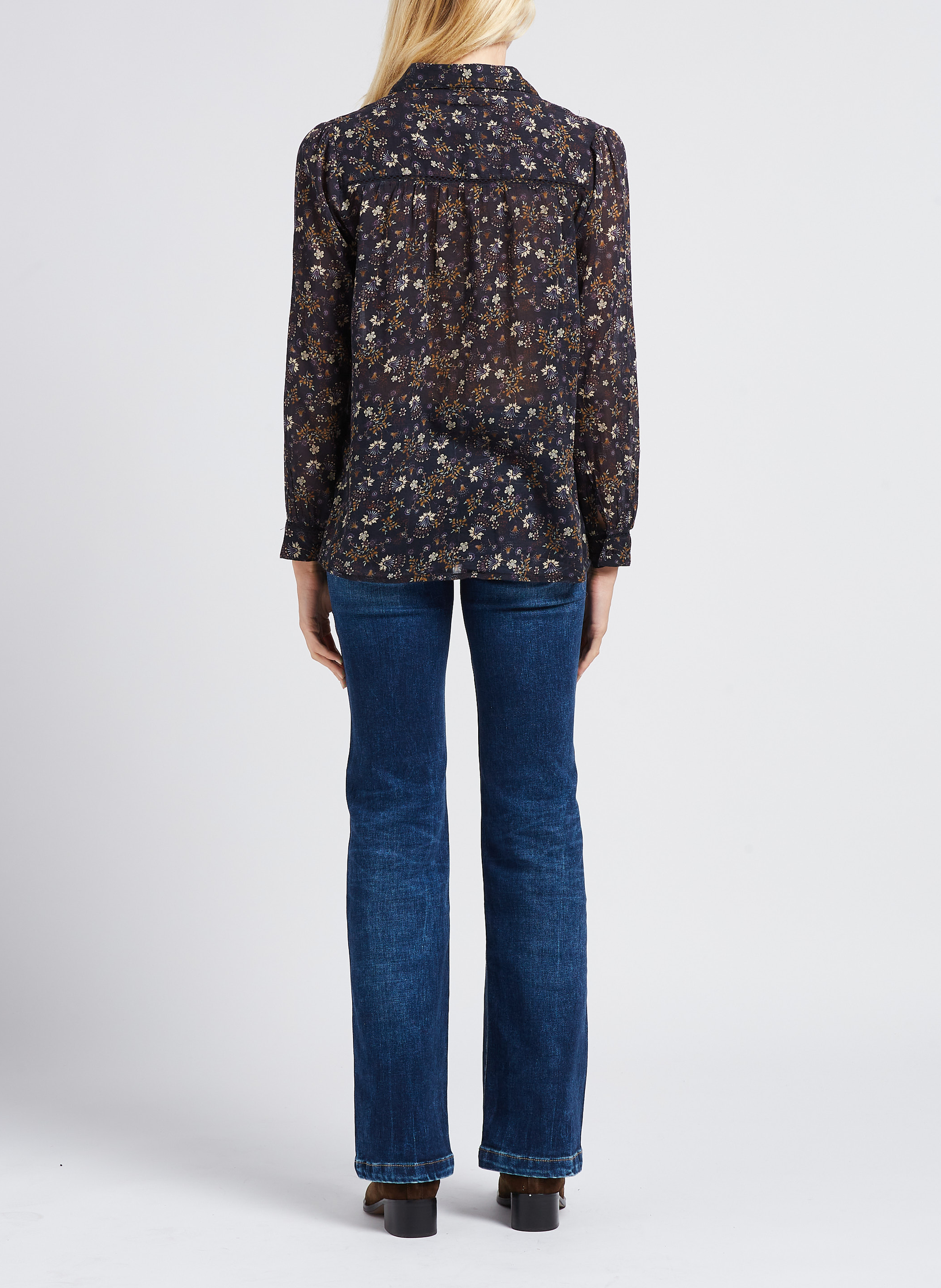 Bottines en cuir MI/MAI Kaki