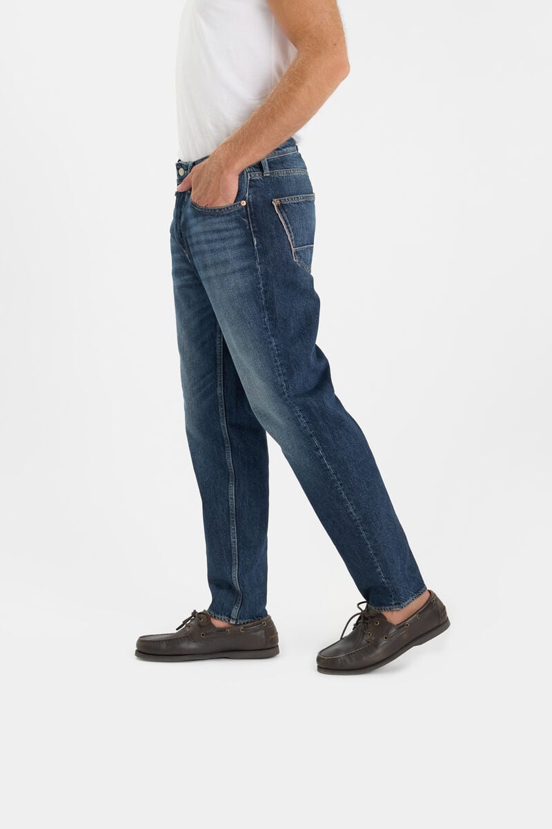 Loose, wide-leg jeans, length 34 LE TEMPS DES CERISES Blue