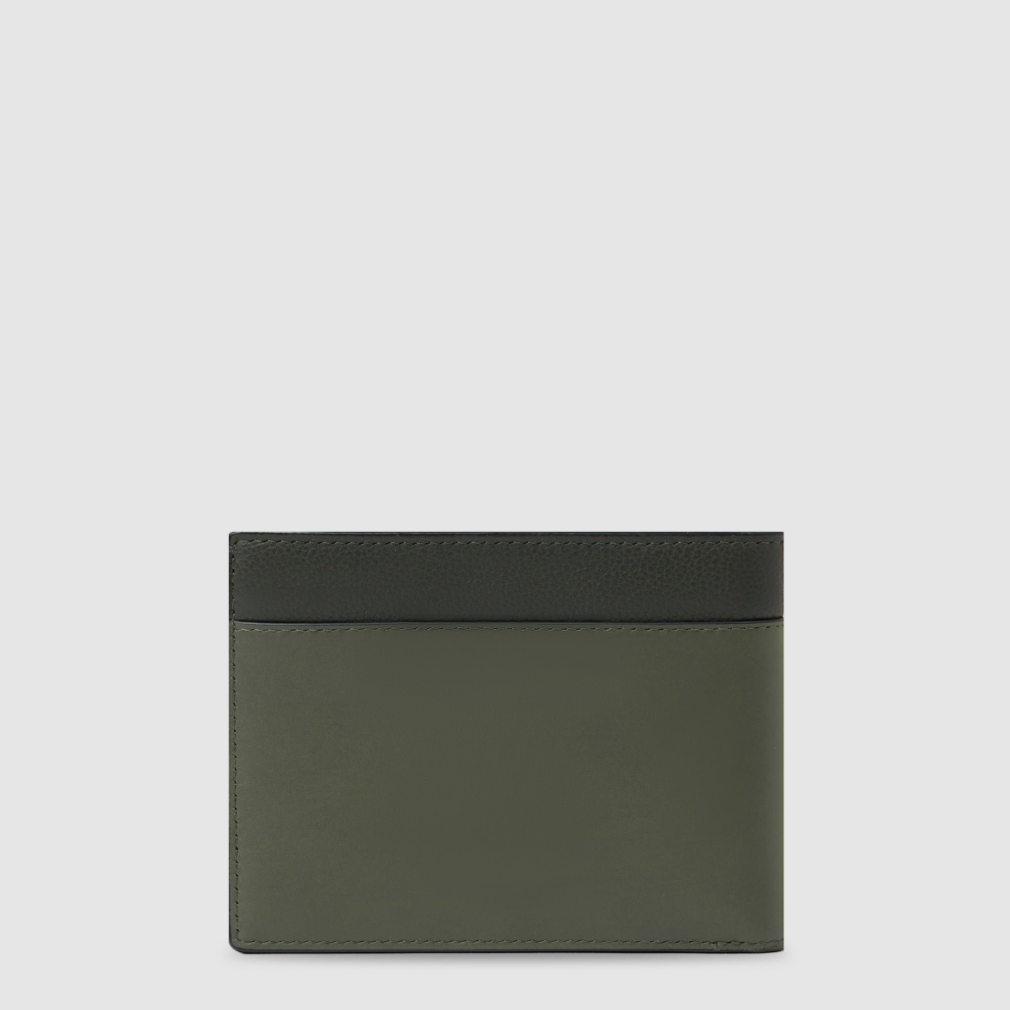 Babylon leather wallet PIQUADRO Green