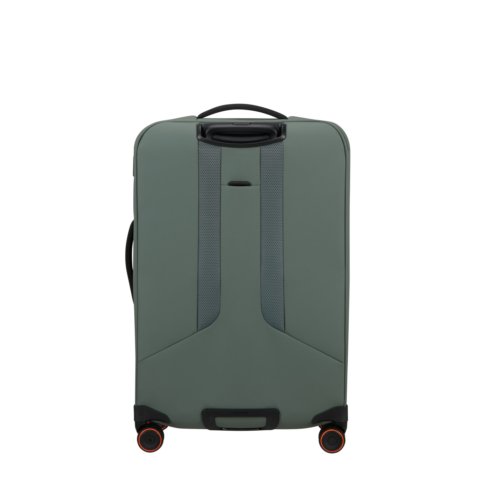 Glazed 4-Wheel Medium Suitcase Green