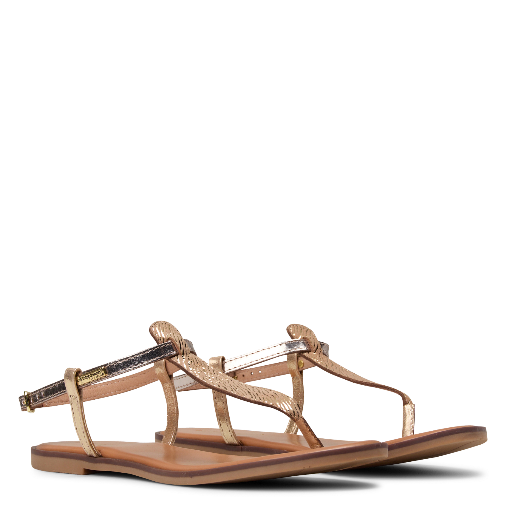 Leren sandalen LES TROPEZIENNES PAR M.BELARBI Beige