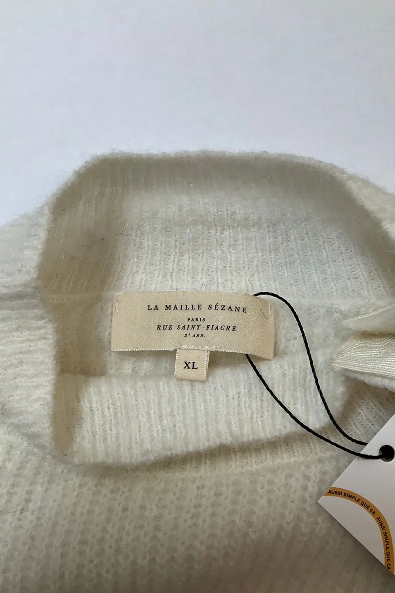 Pull SEZANE - Seconde main Blanc