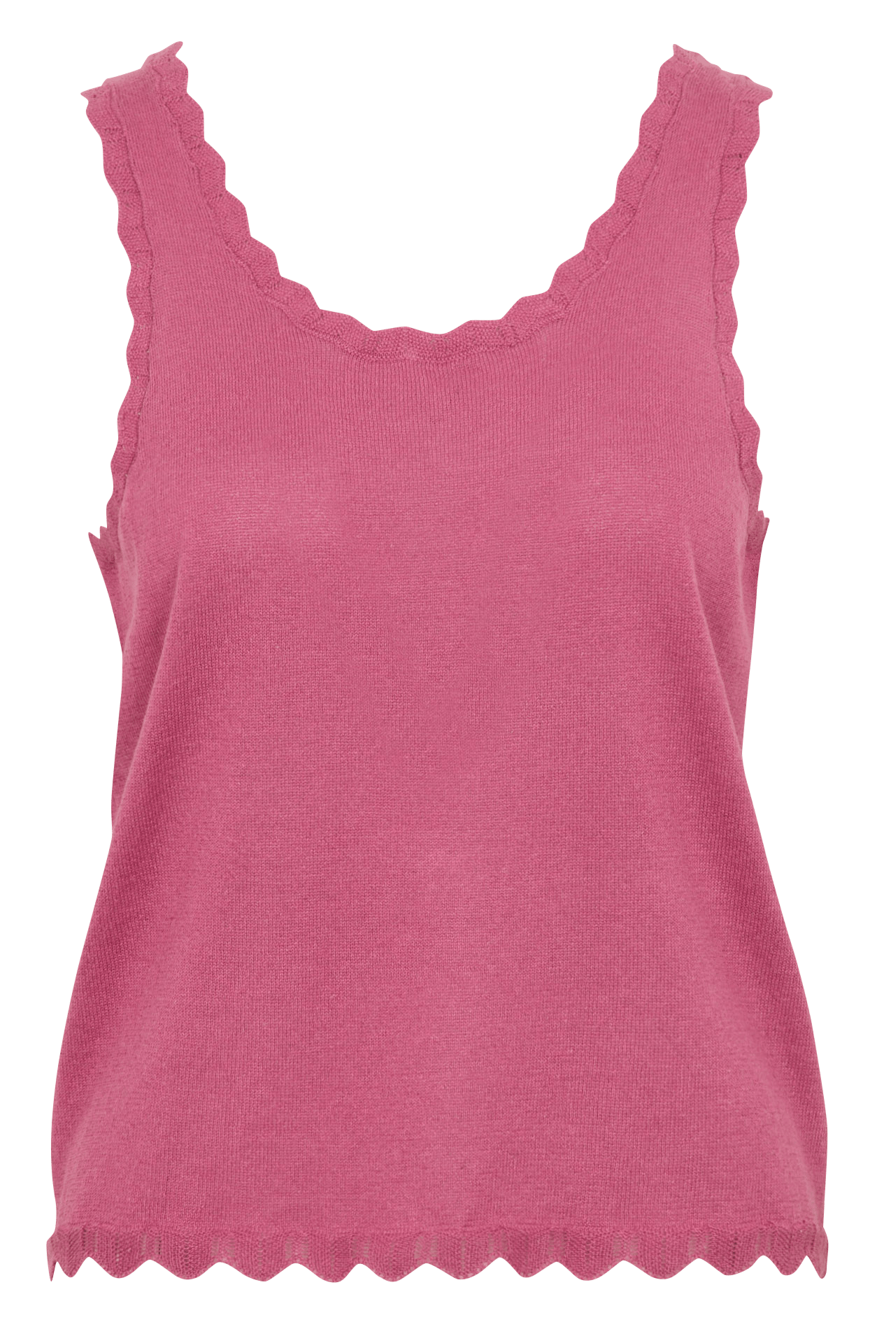 Tanktop aus Leinen-Mix mit Rundhalsausschnitt SUD EXPRESS