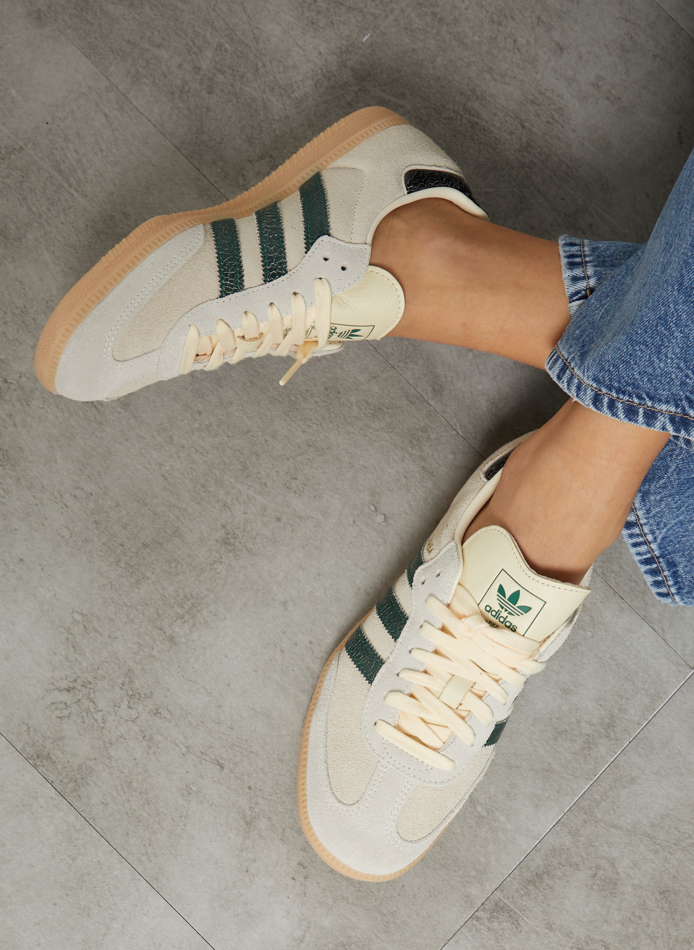 Plain low-top sneakers ADIDAS White