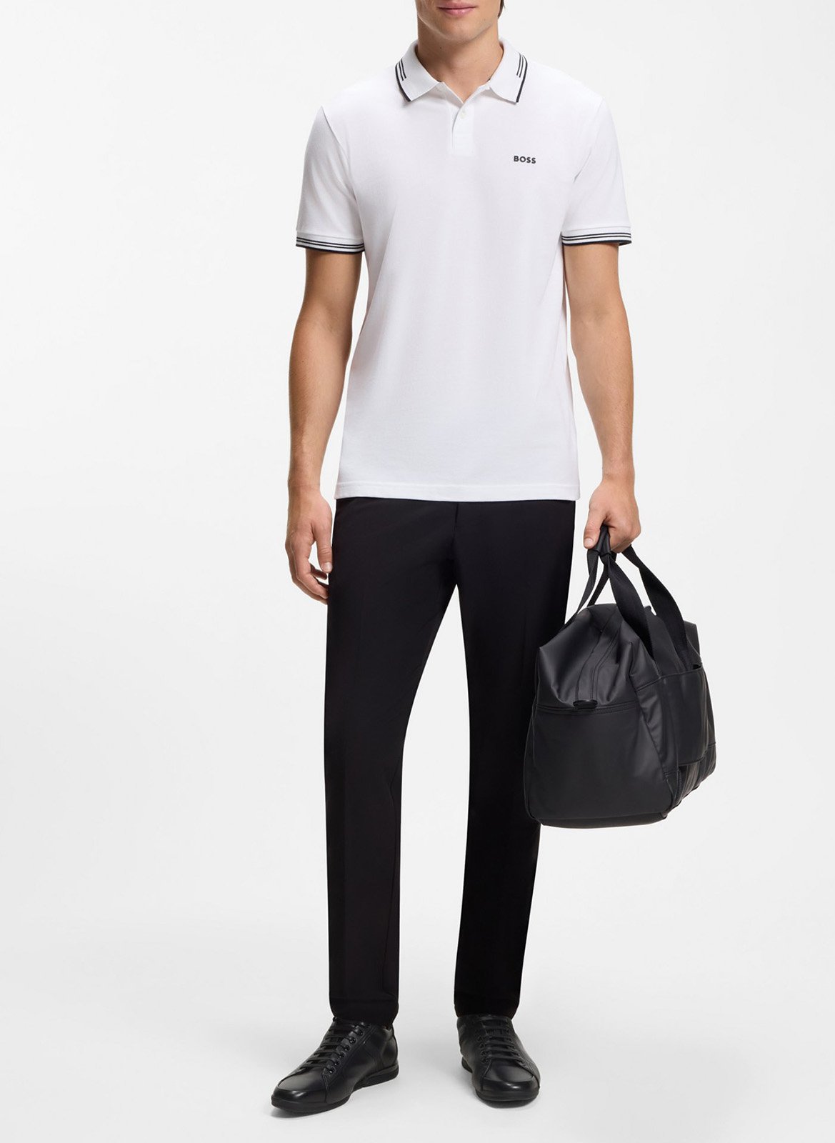 Low-top suede sneakers BOSS Black