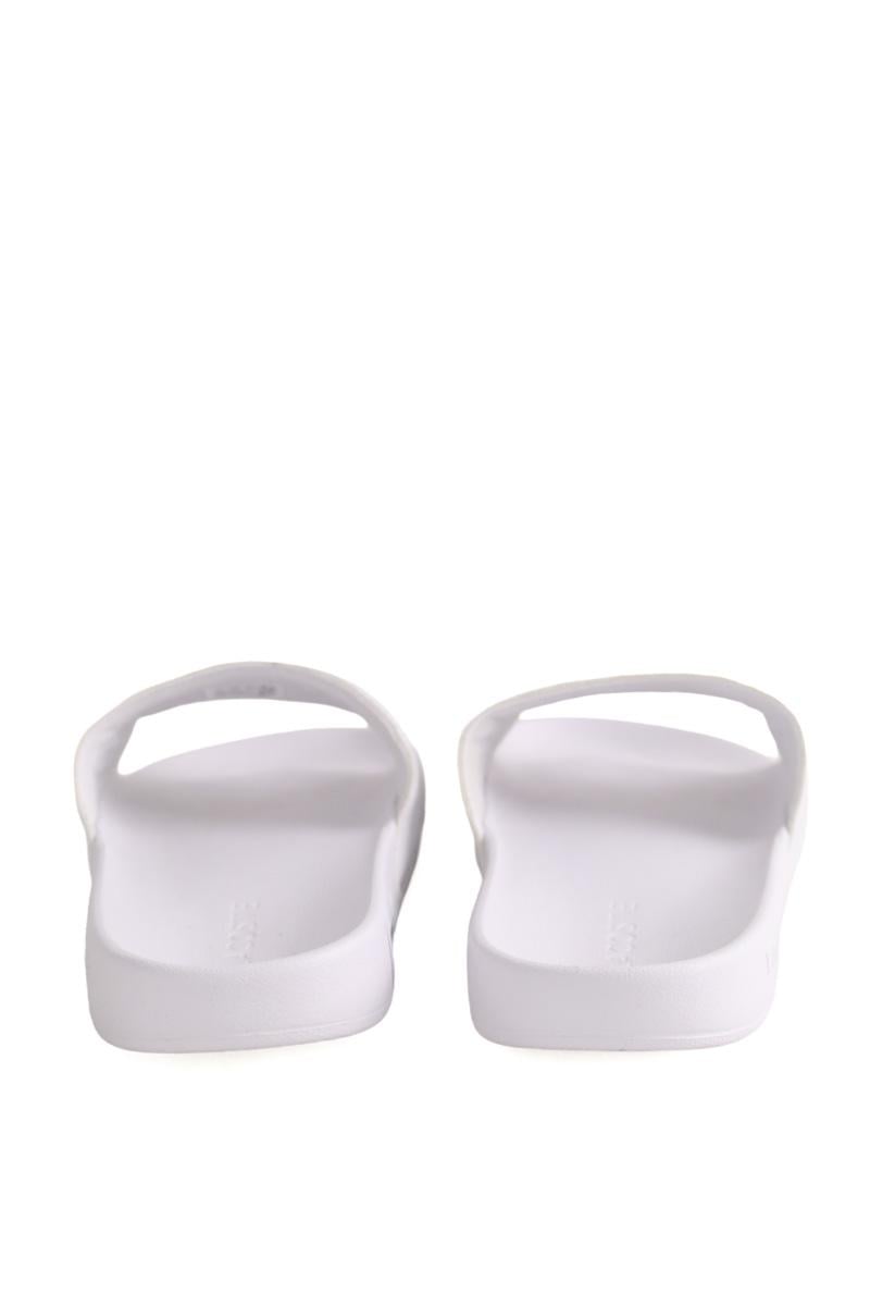 Faux leather sandals LACOSTE - SECONDE MAIN White