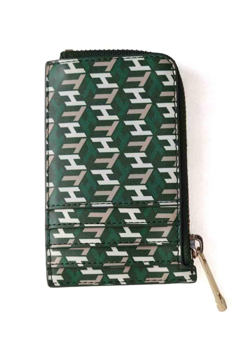 Card holder TOMMY HILFIGER - SECONDE MAIN Green
