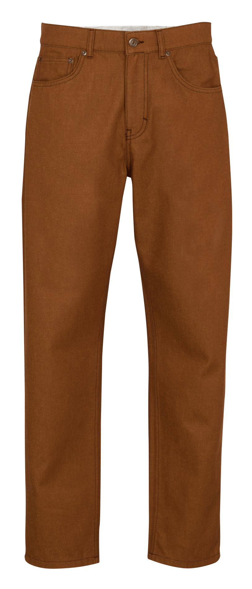 Jean droit en coton LES DEUX Marron