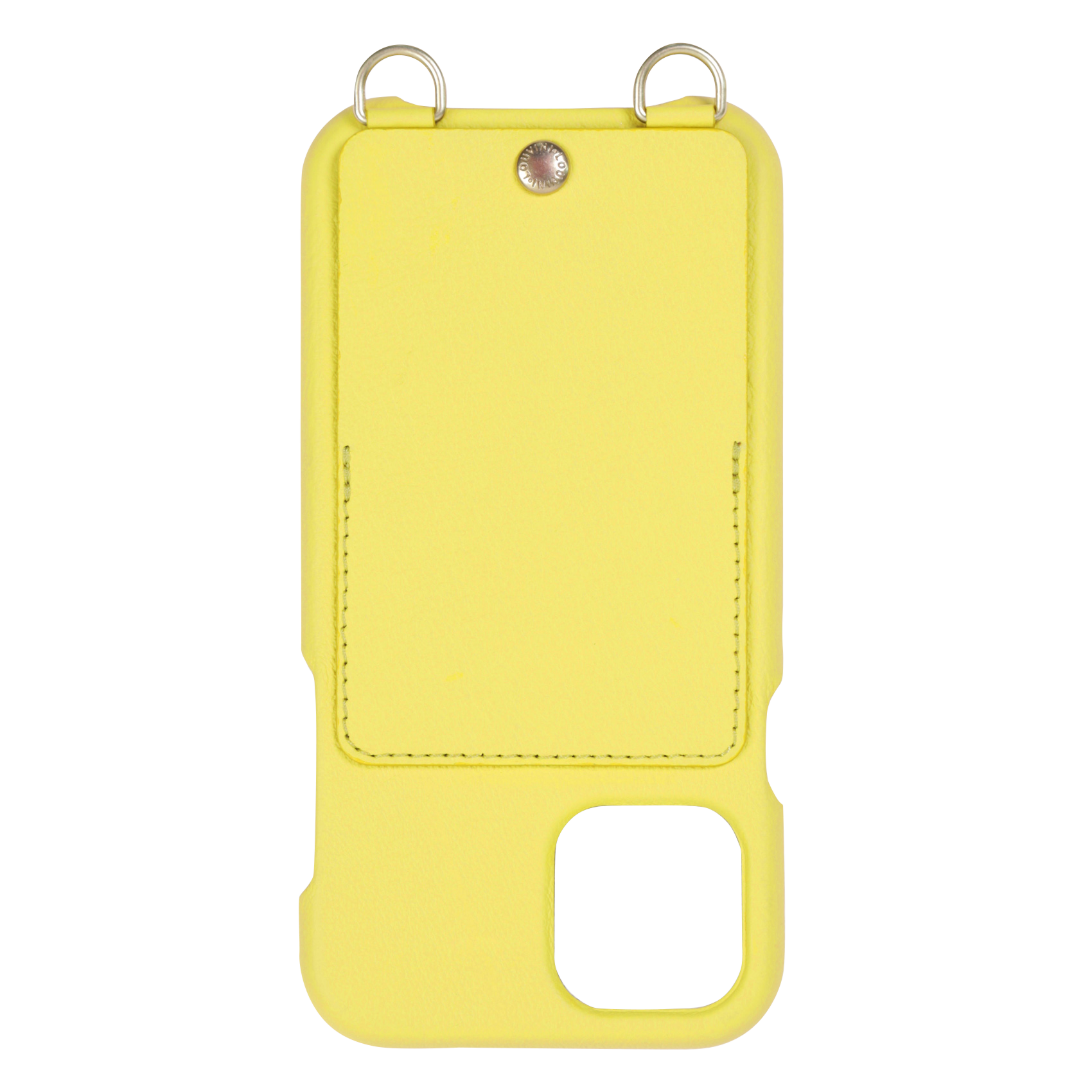 iPhone case with leather pocket LOUVINI PARIS