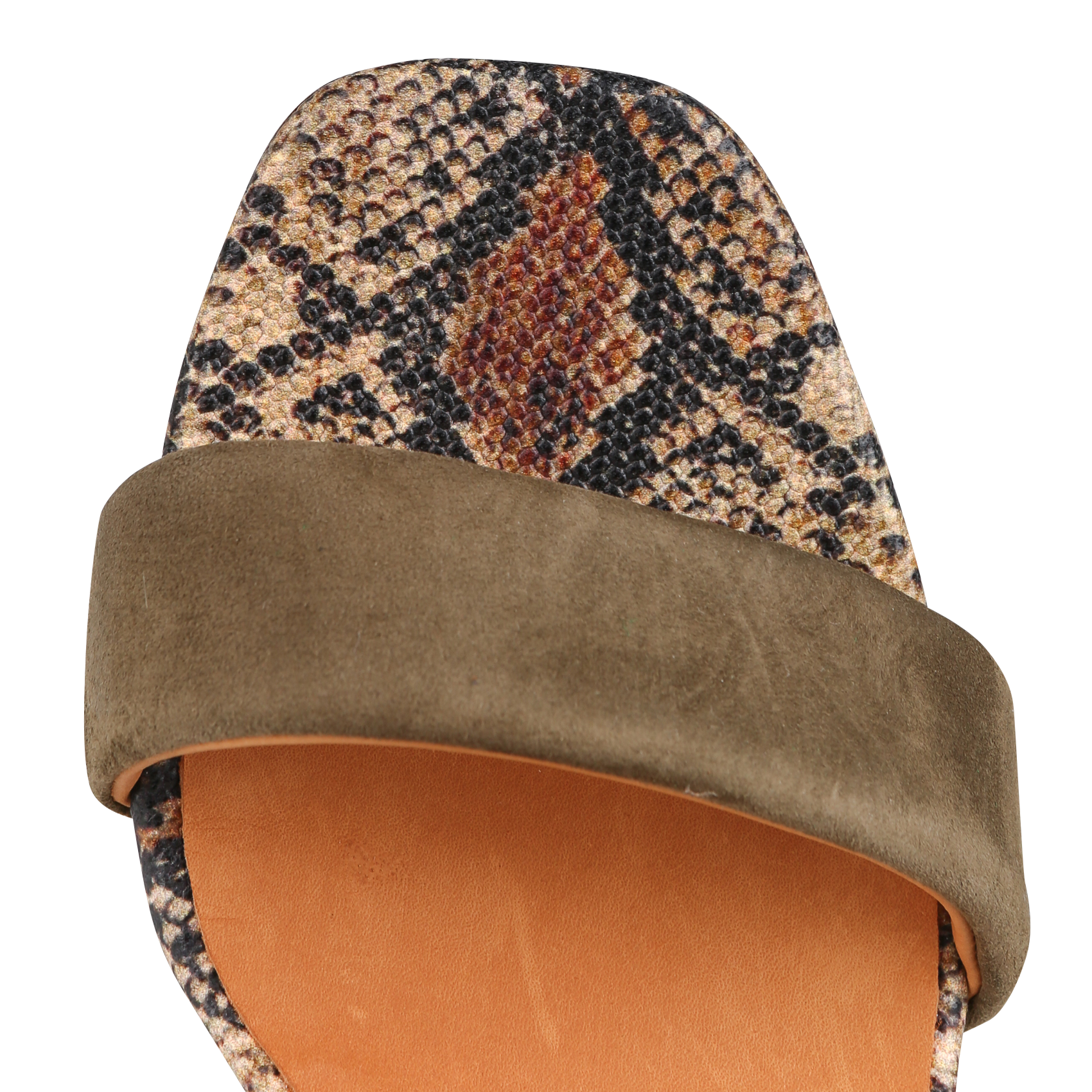 Sandales hautes en cuir CHIE MIHARA Vert