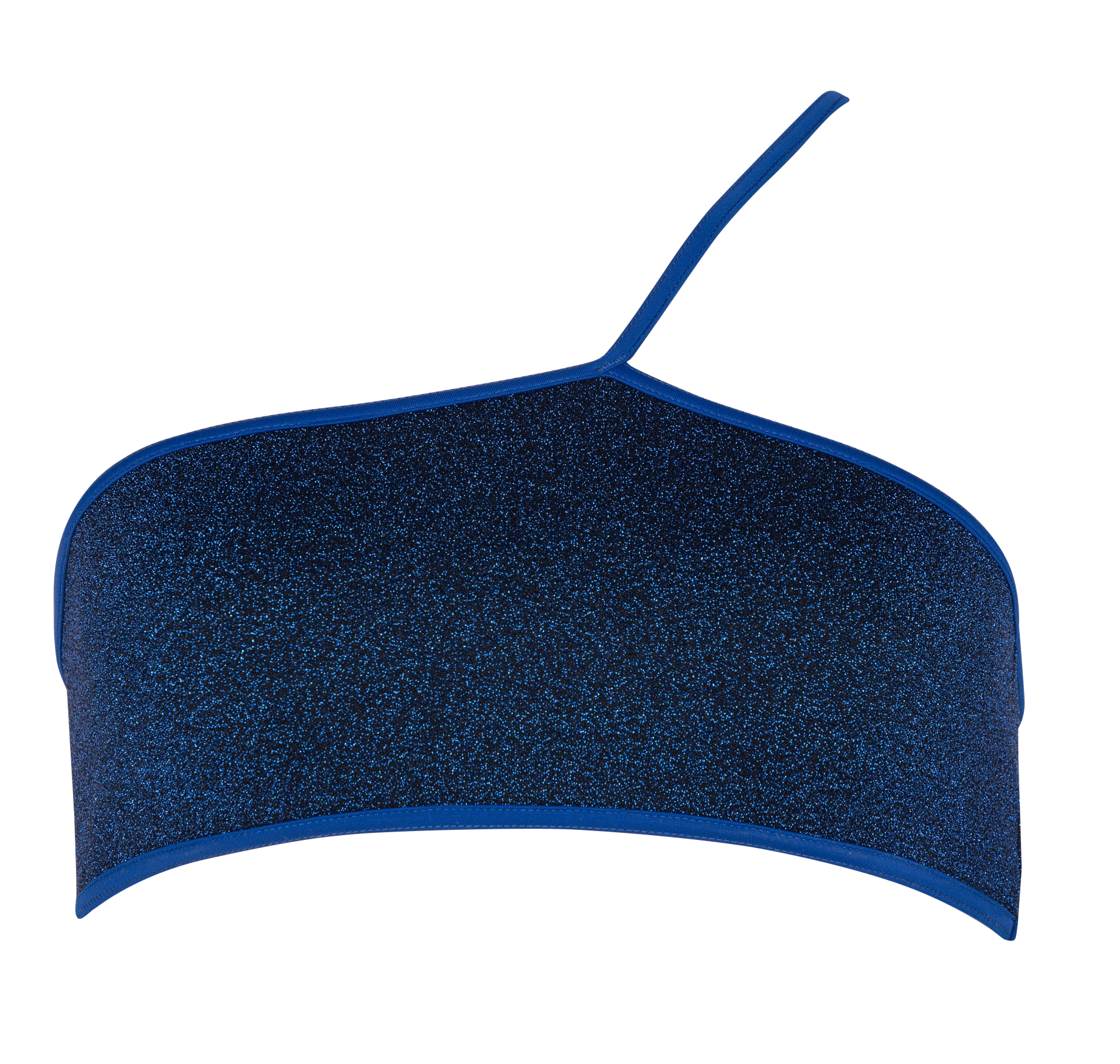 Haut de maillot asymétrique LA NOUVELLE Bleu