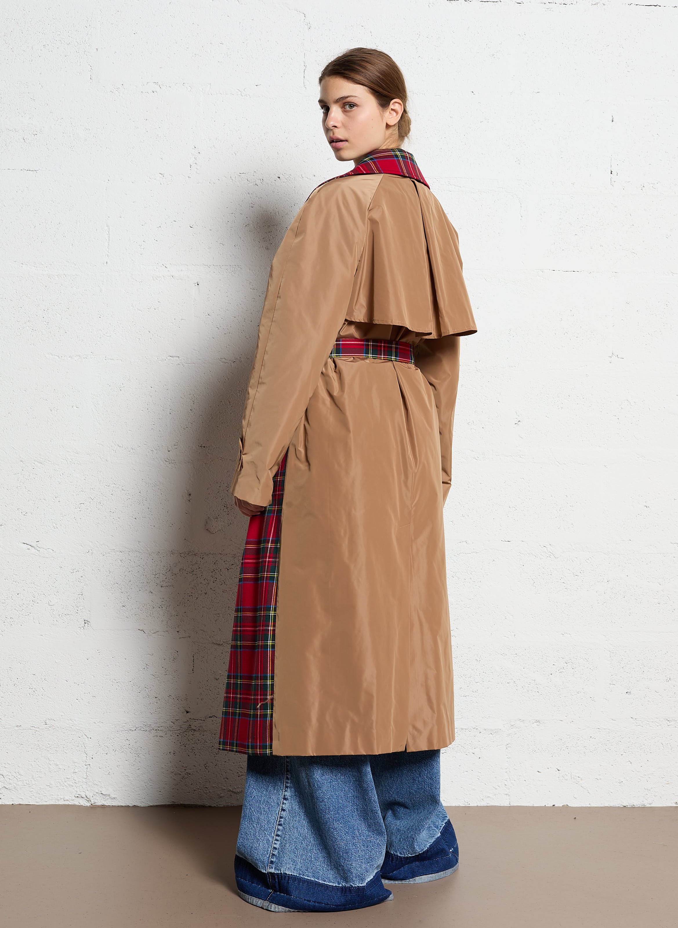Trench coat with tailored collar IMPERIAL Multicolored