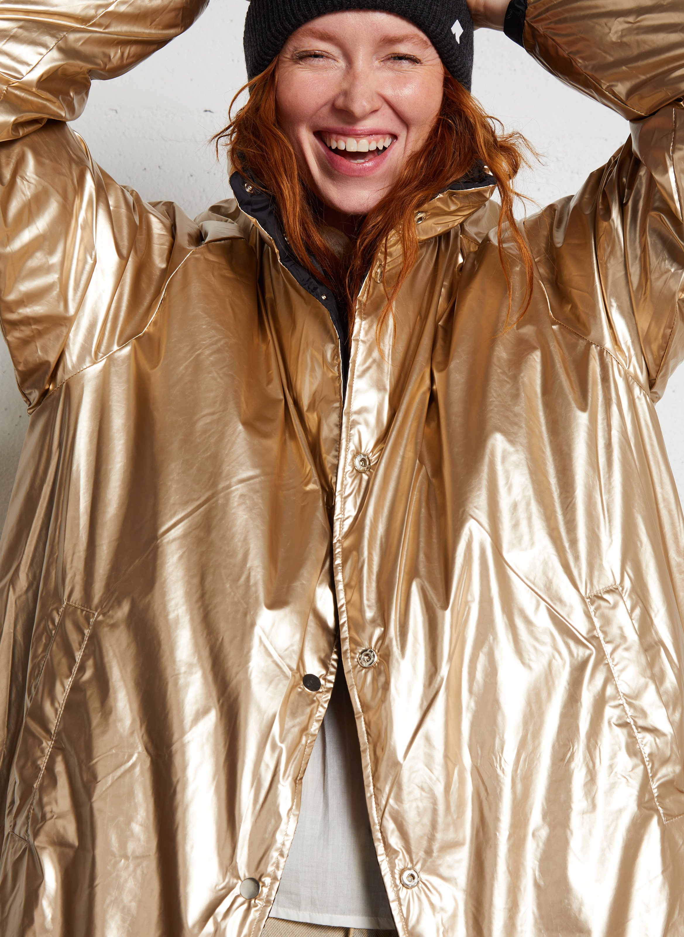 Doudoune col montant  LA PETITE ETOILE Noir