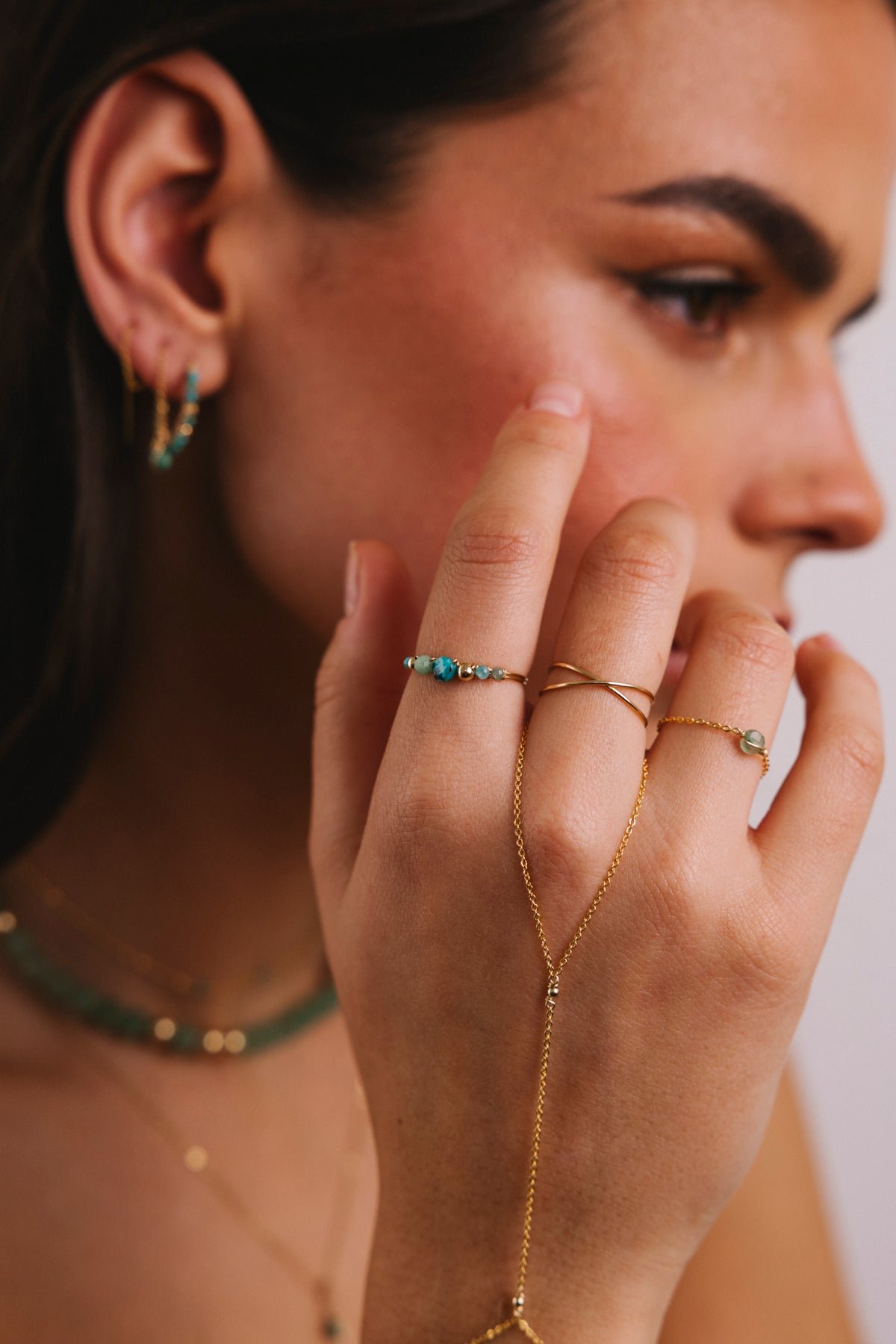 Crossover ring YAY Golden