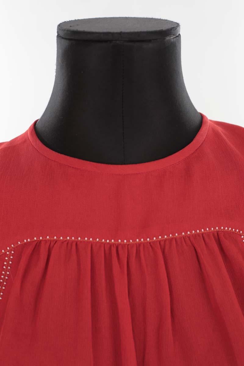 Silk blouse ISABEL MARANT - Seconde Main Red