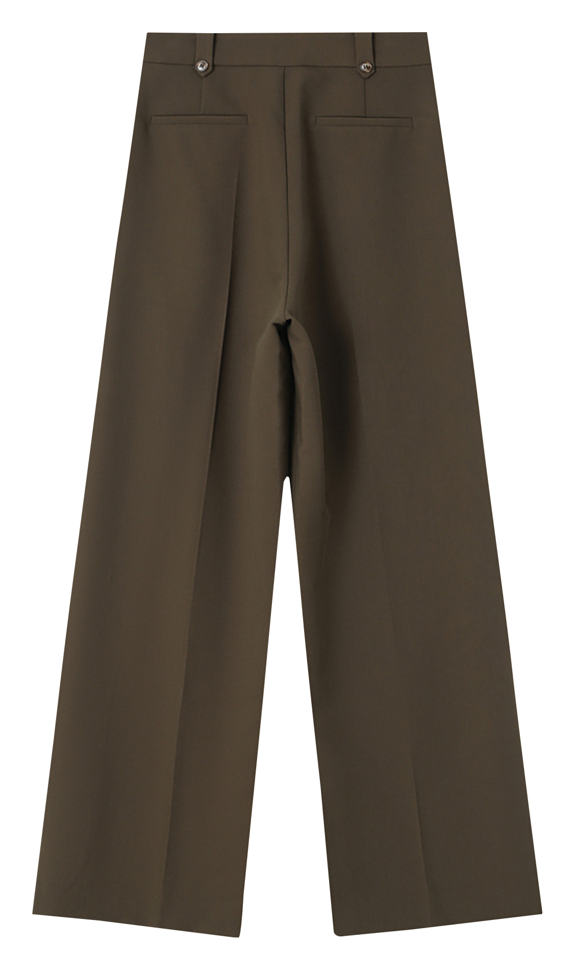 Pantalon droit de tailleur GRACE ET MILA Vert