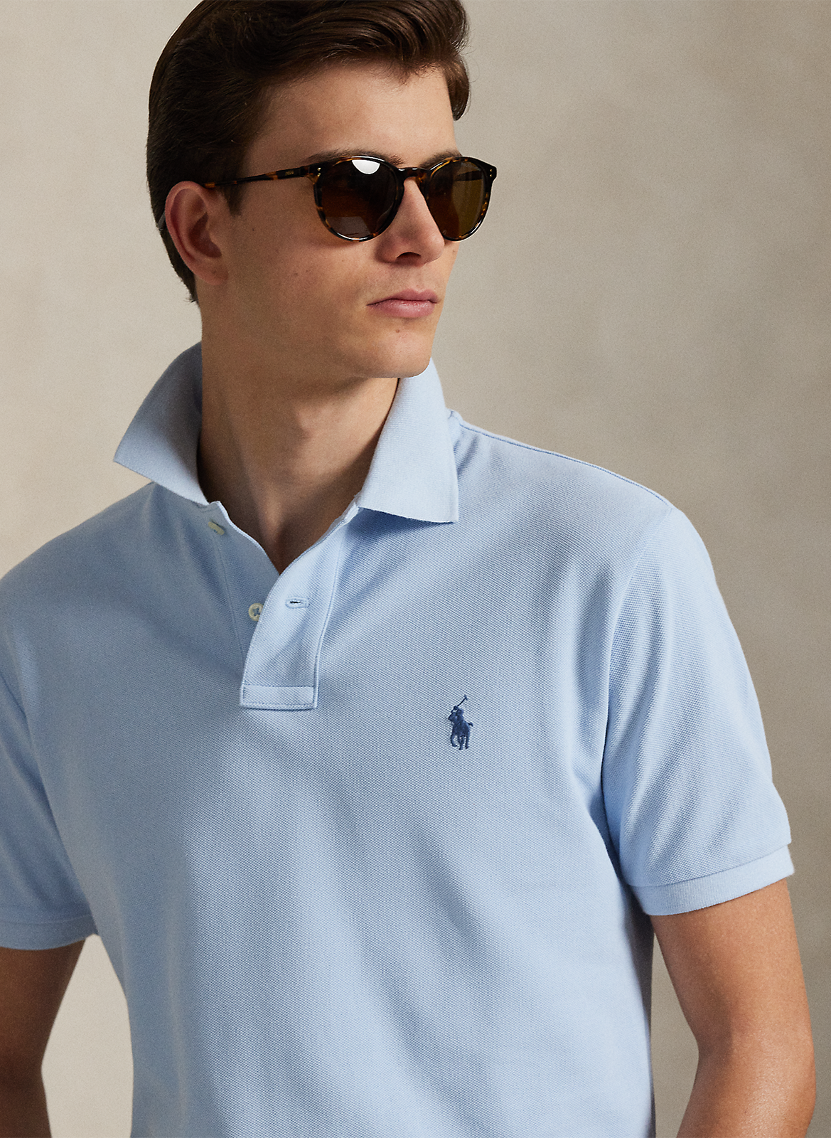 Polo slim-fit en coton POLO RALPH LAUREN Bleu