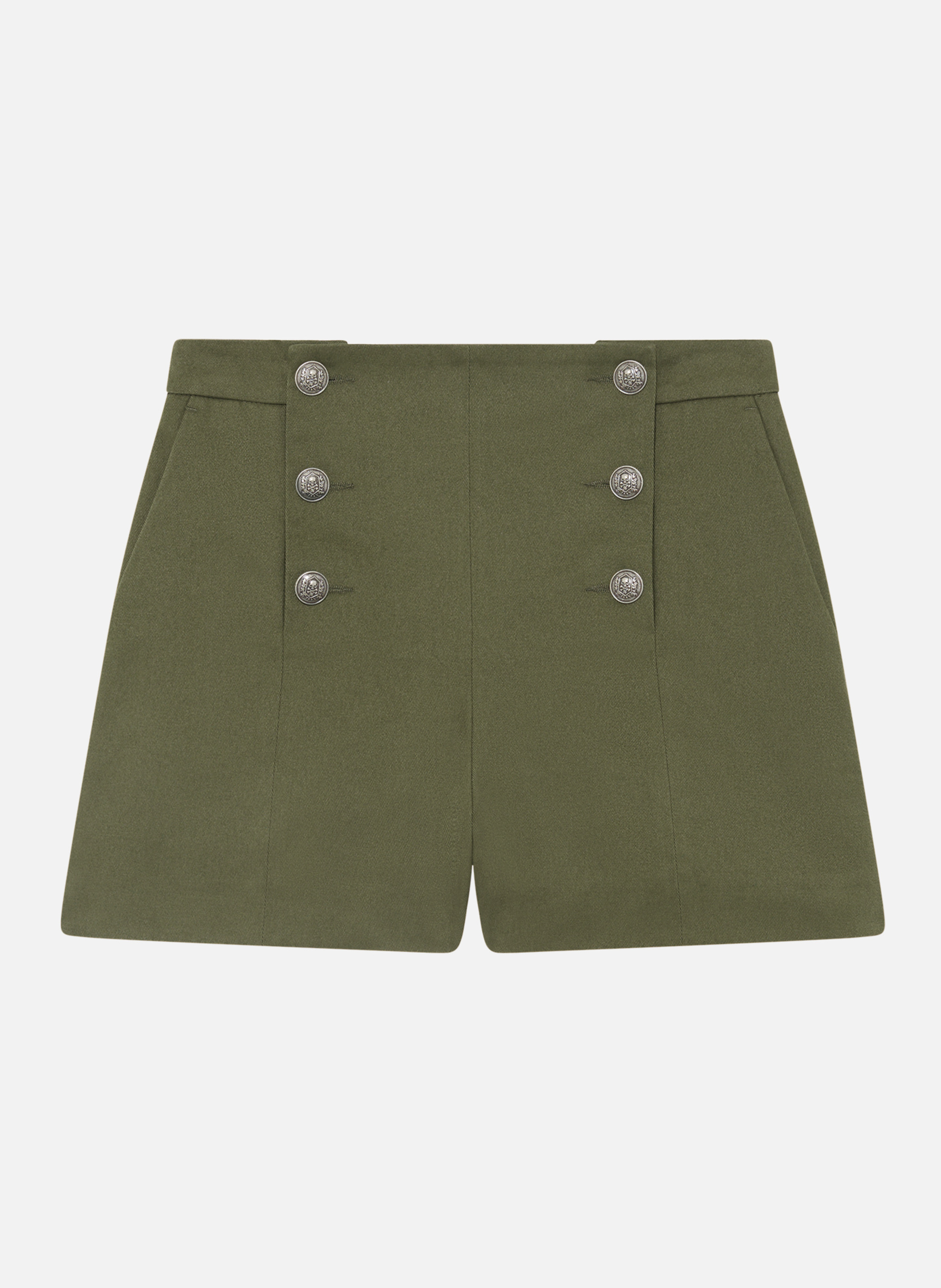 Short droit double boutonnage THE KOOPLES Vert