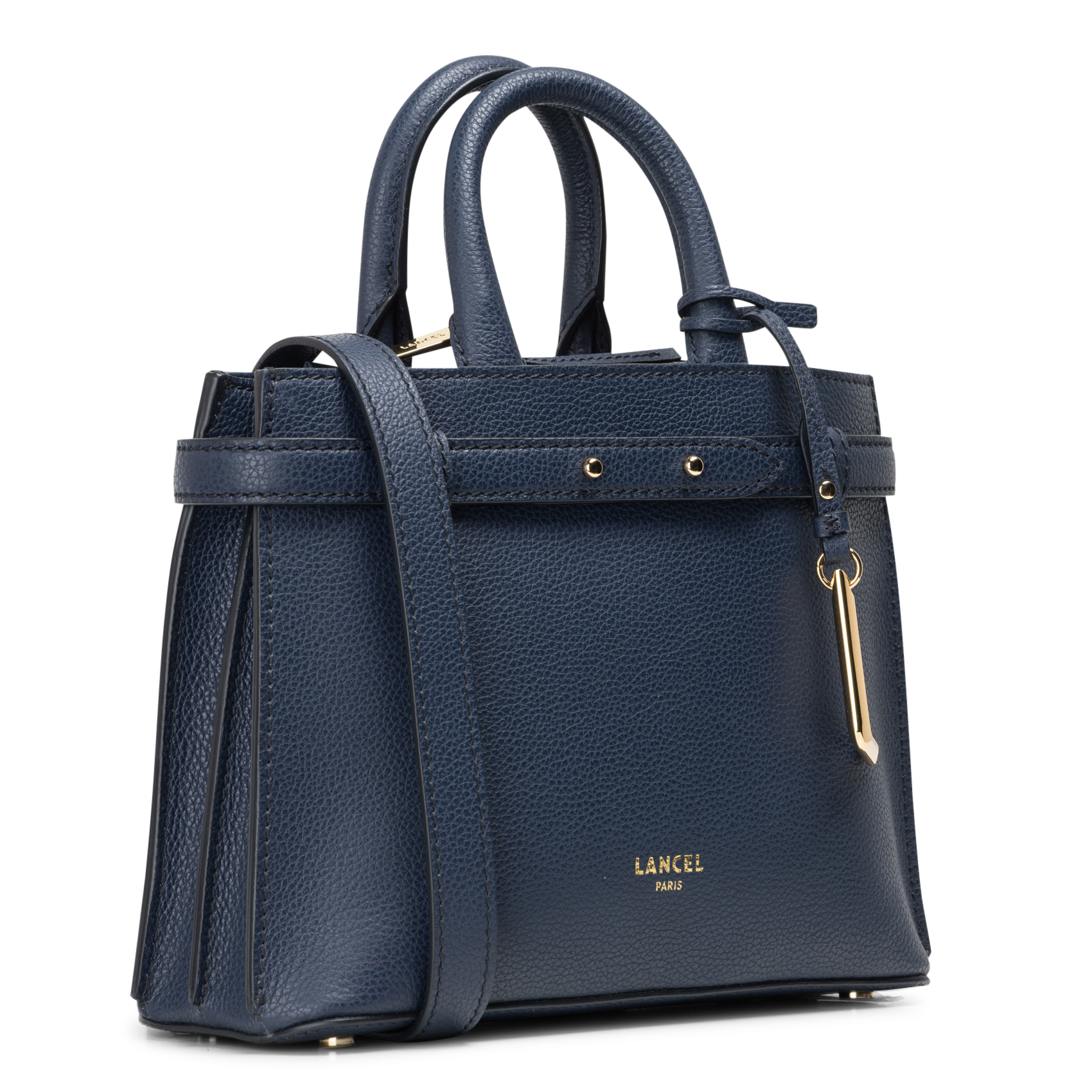 Sac bandoulière en cuir LANCEL Bleu