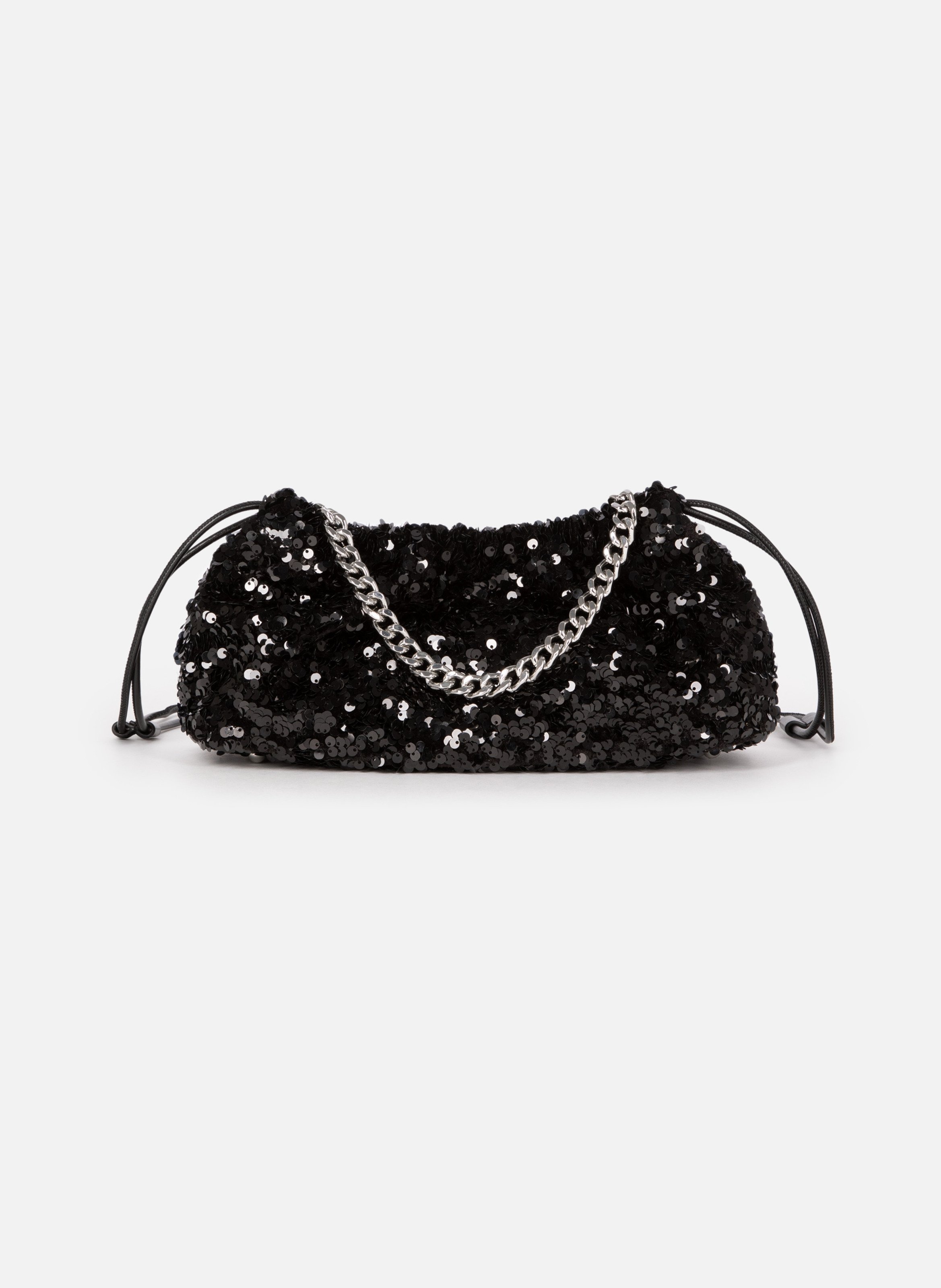 Sequin Taylor bag THE KOOPLES Black