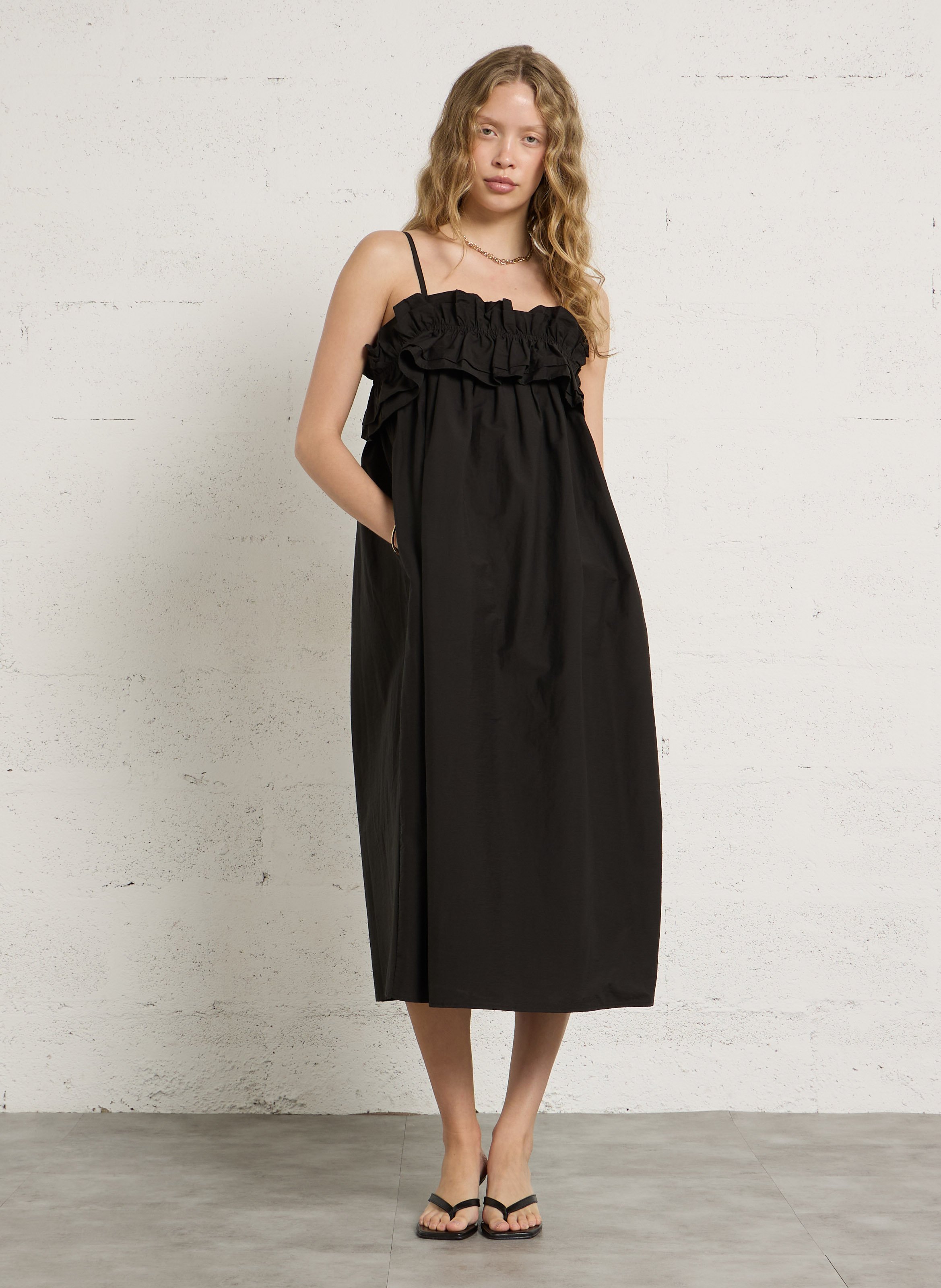 Robe longue en coton SEE U SOON