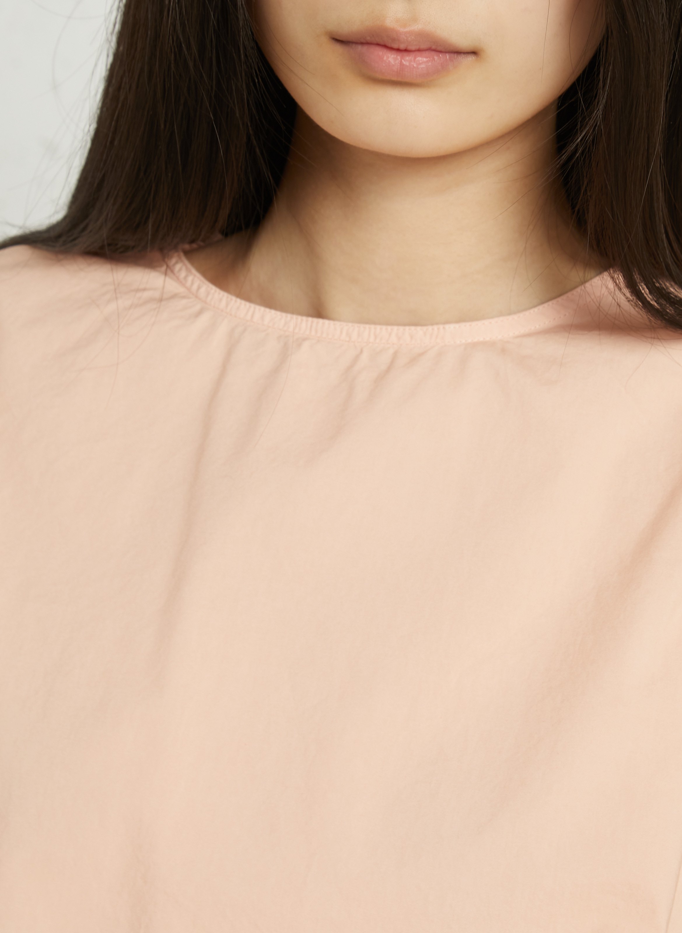 Weites Rundhals-Top aus Bio-Baumwolle RUE DE TOKYO Rosa