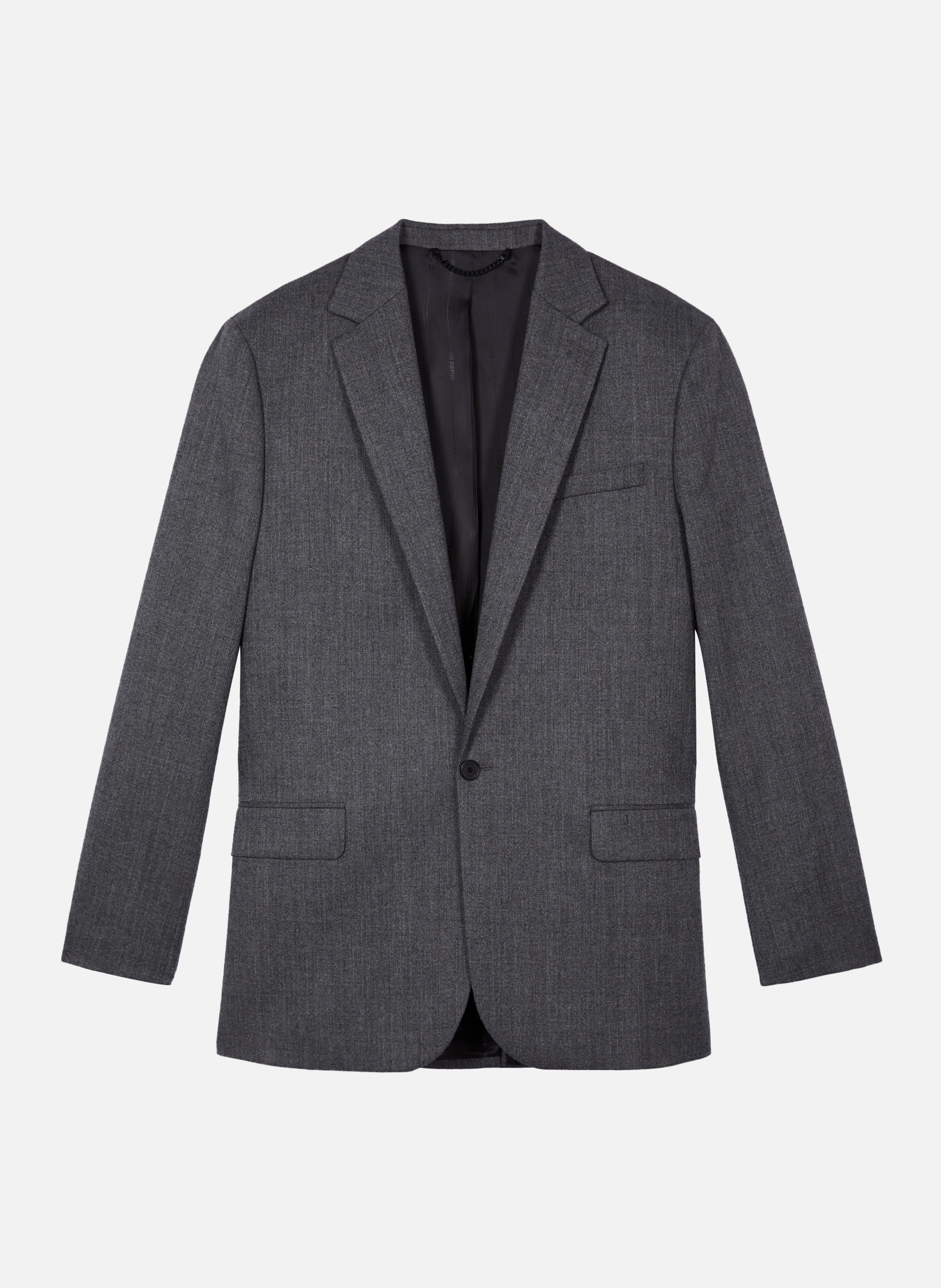 Voile and crochet dress THE KOOPLES Grey