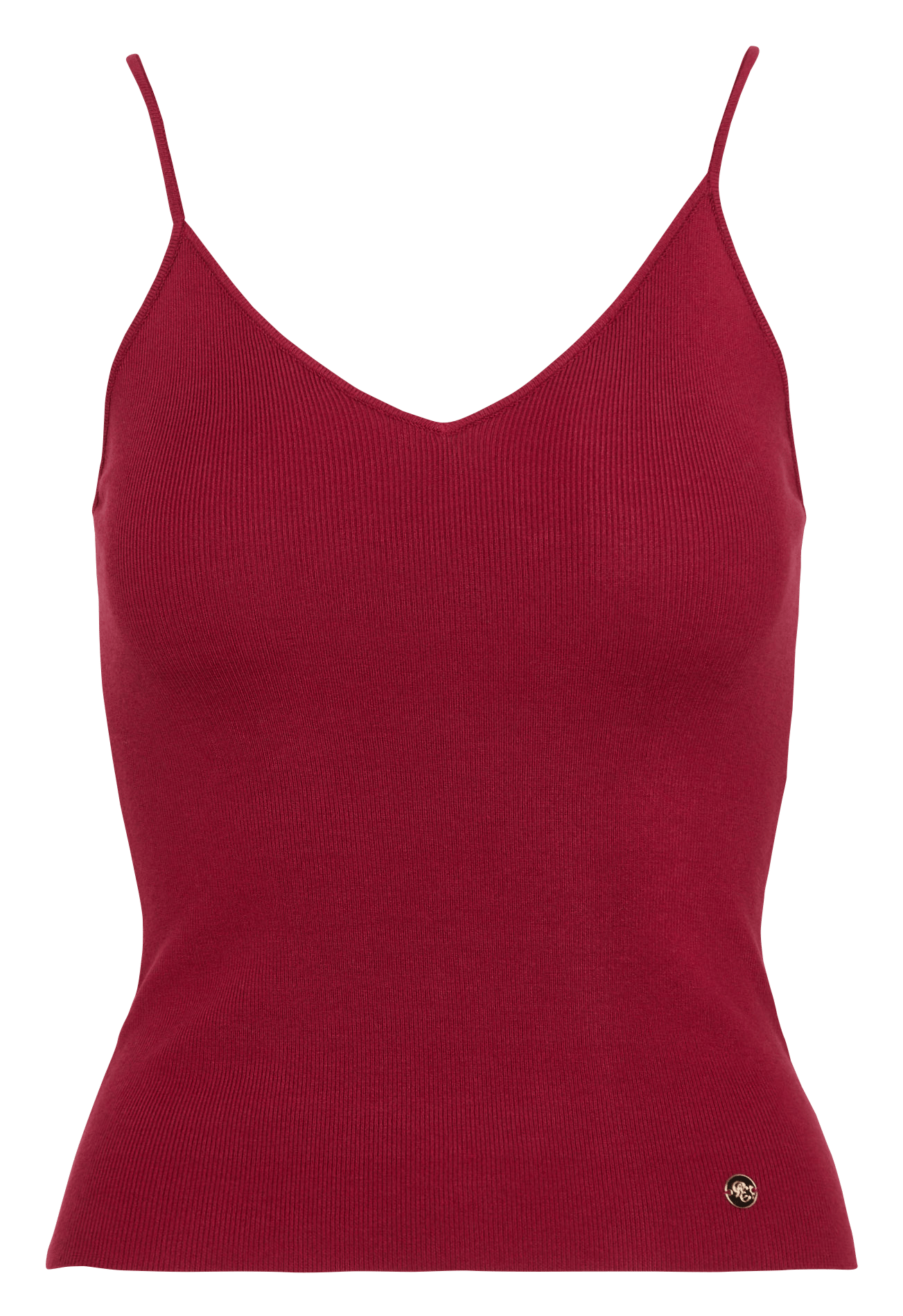 Fitted V-neck knit tank top LA PETITE ETOILE