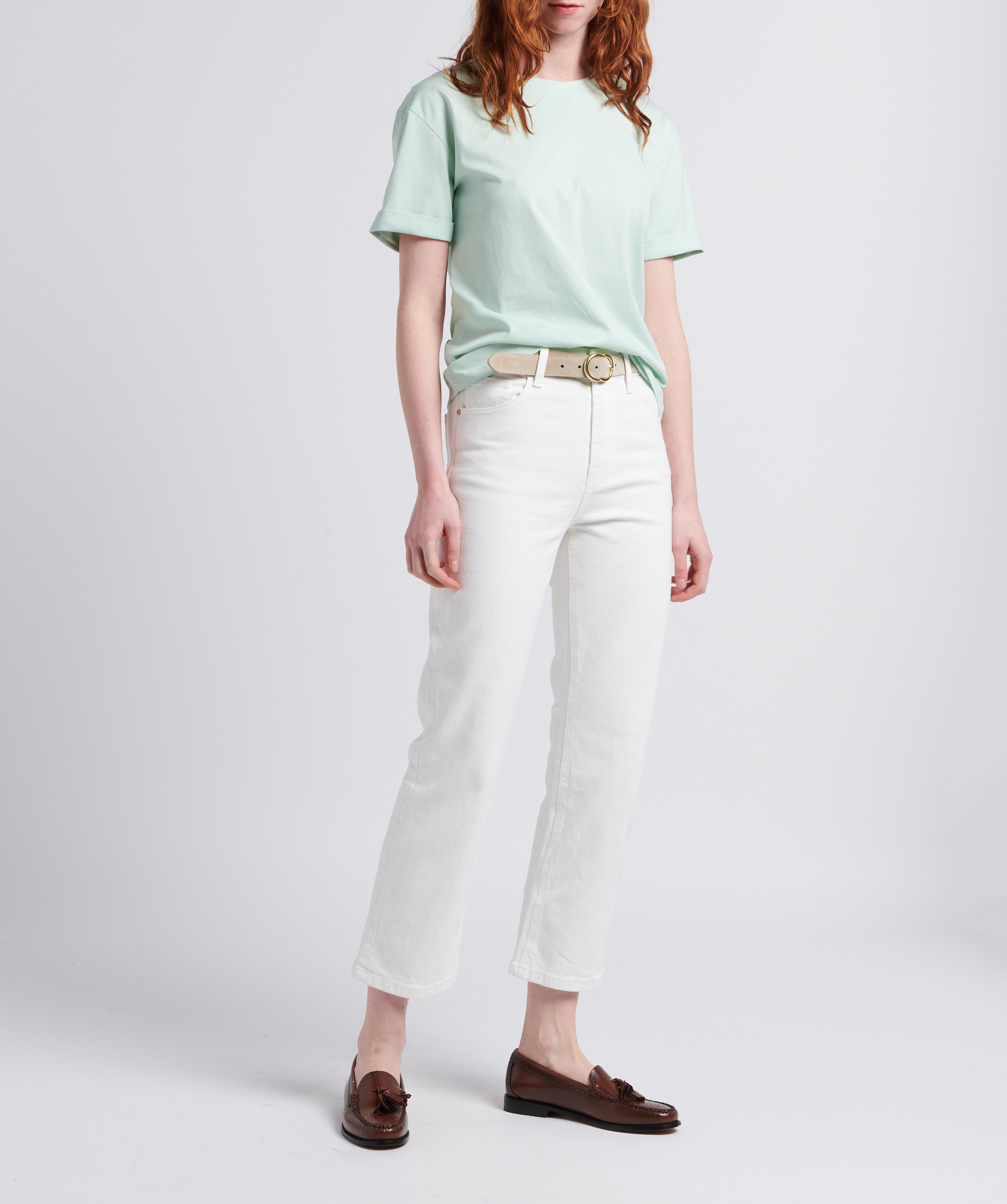 Smooth leather loafers GH BASS Brown