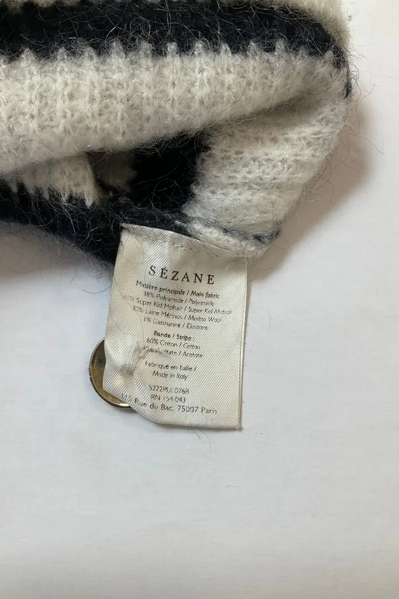 Pull SEZANE - Seconde main Blanc